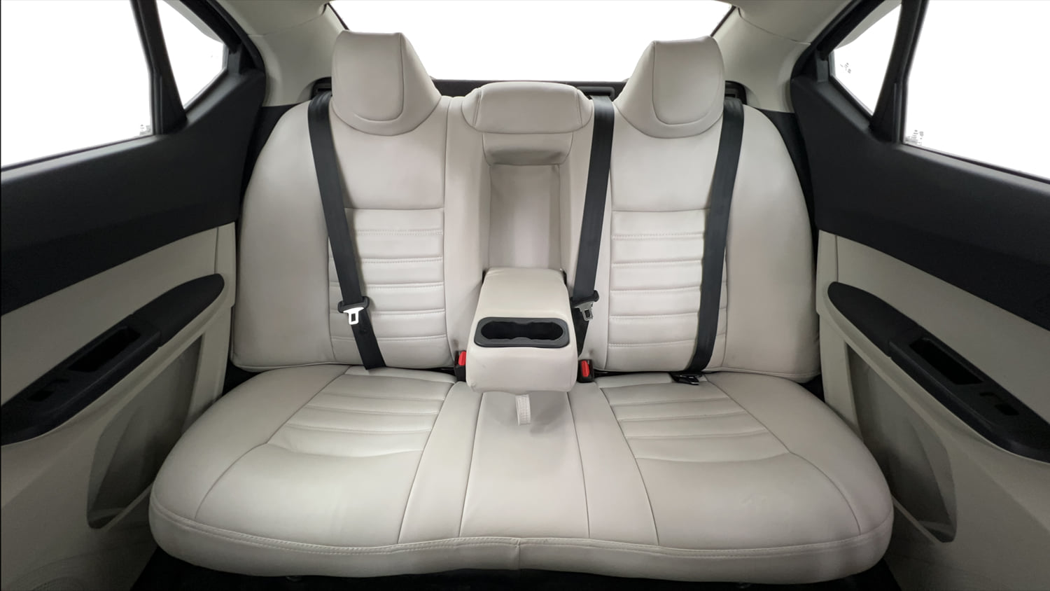 Used 2024 Tata Tigor XZA iCNG Cng Automatic interior REAR SEAT CONDITION VIEW