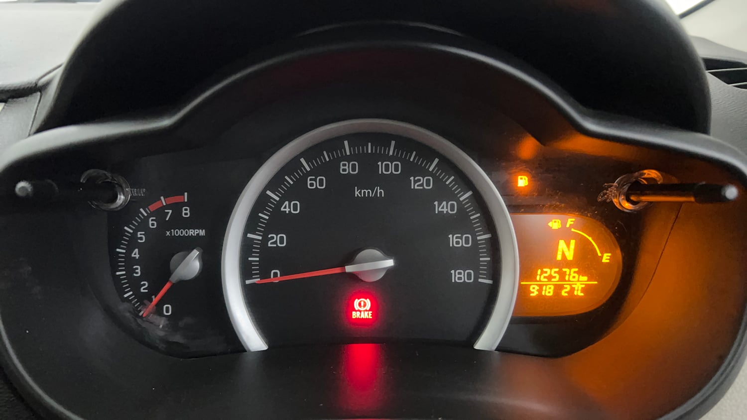 Used 2017 Maruti Suzuki Celerio ZXi AMT Petrol Automatic interior CLUSTERMETER VIEW
