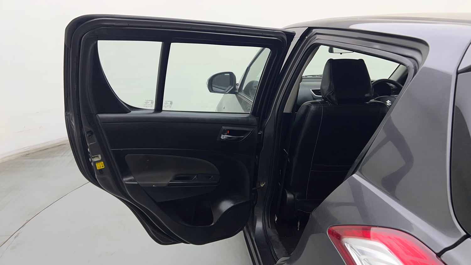 Used 2015 Maruti Suzuki Swift VXi Petrol Manual interior LEFT REAR DOOR OPEN VIEW