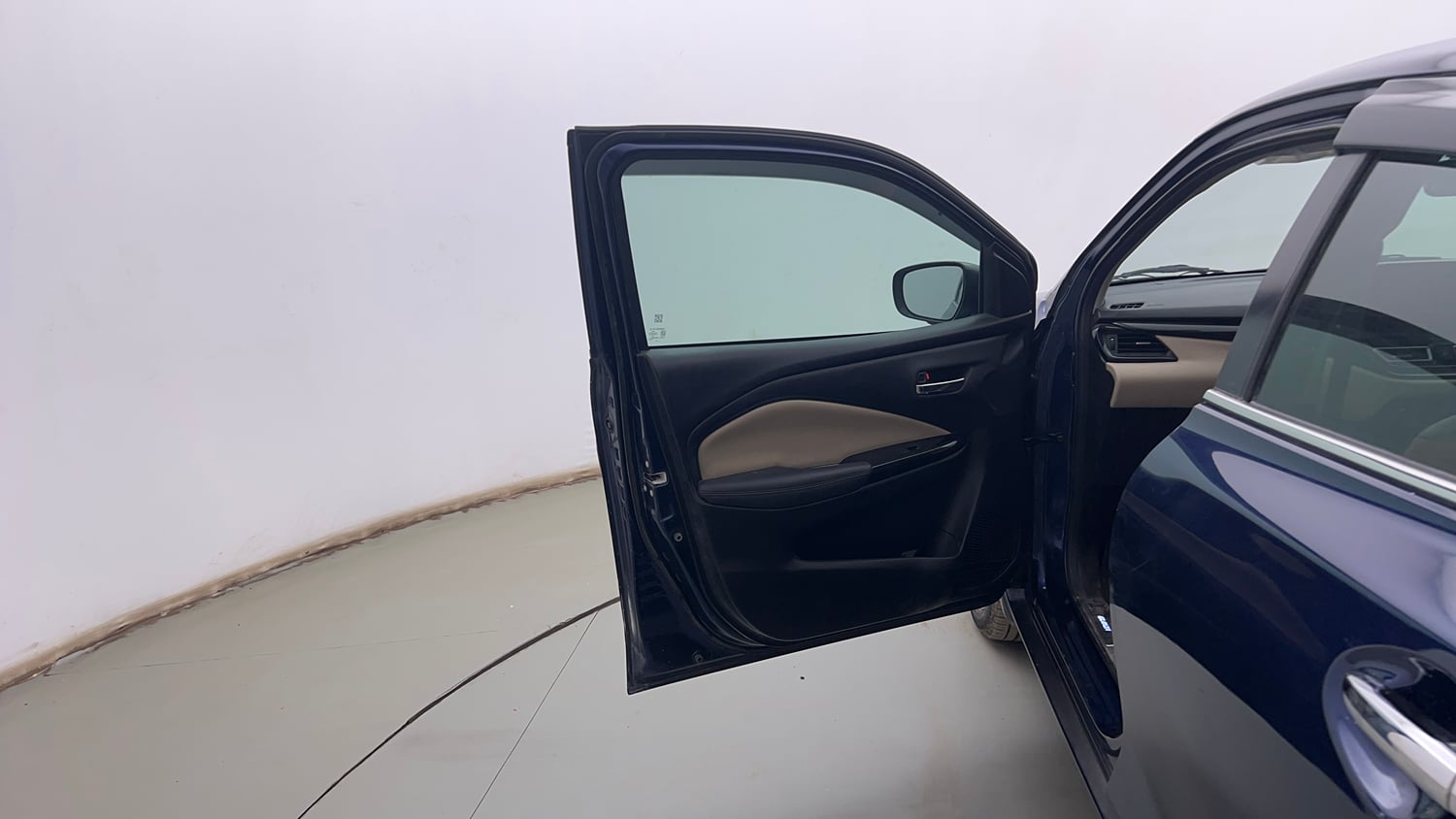 Used 2023 Toyota Glanza V AMT Petrol Automatic interior LEFT FRONT DOOR OPEN VIEW