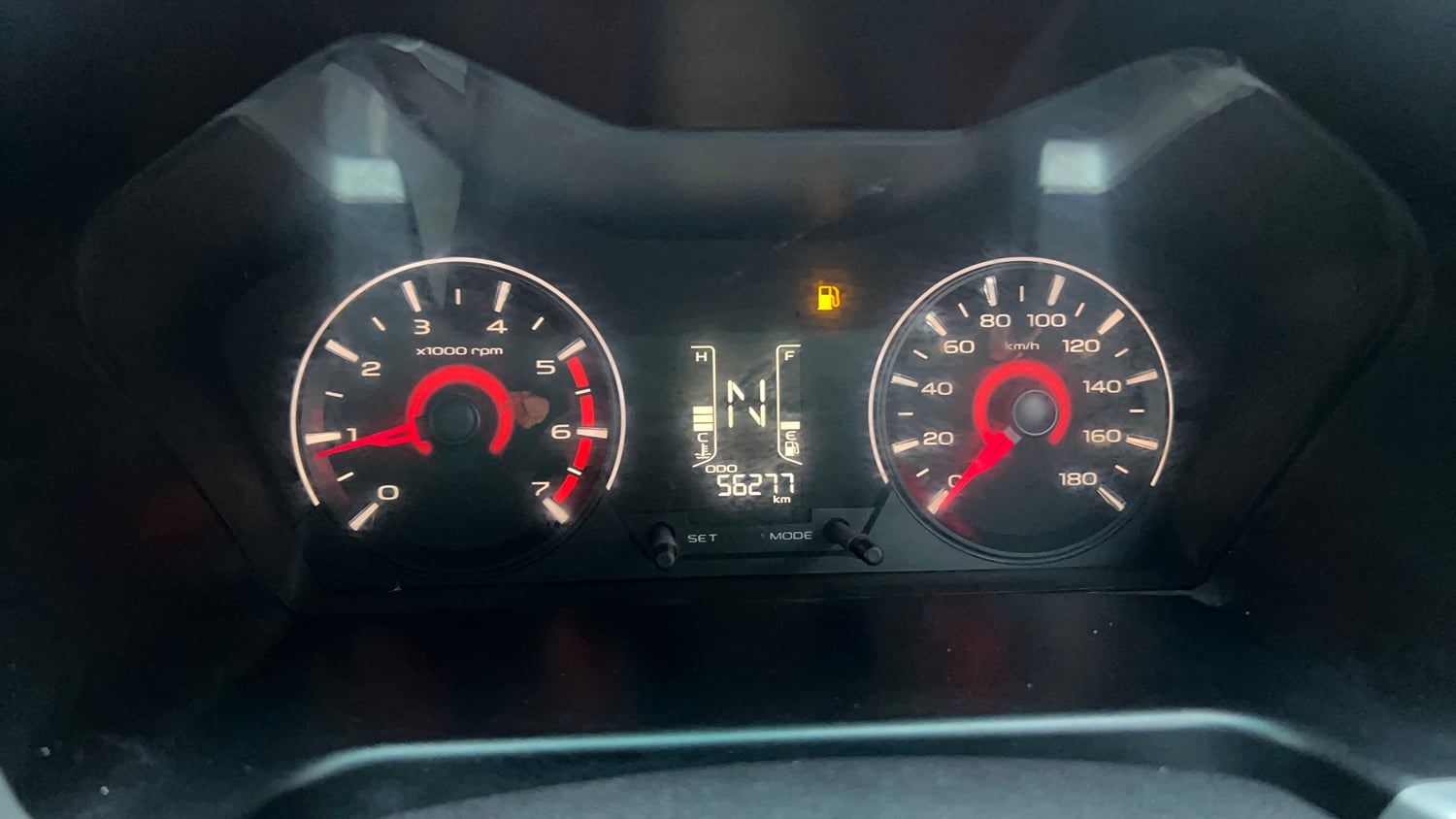 Used 2017 Mahindra KUV100 K6 6 STR Petrol Manual interior CLUSTERMETER VIEW