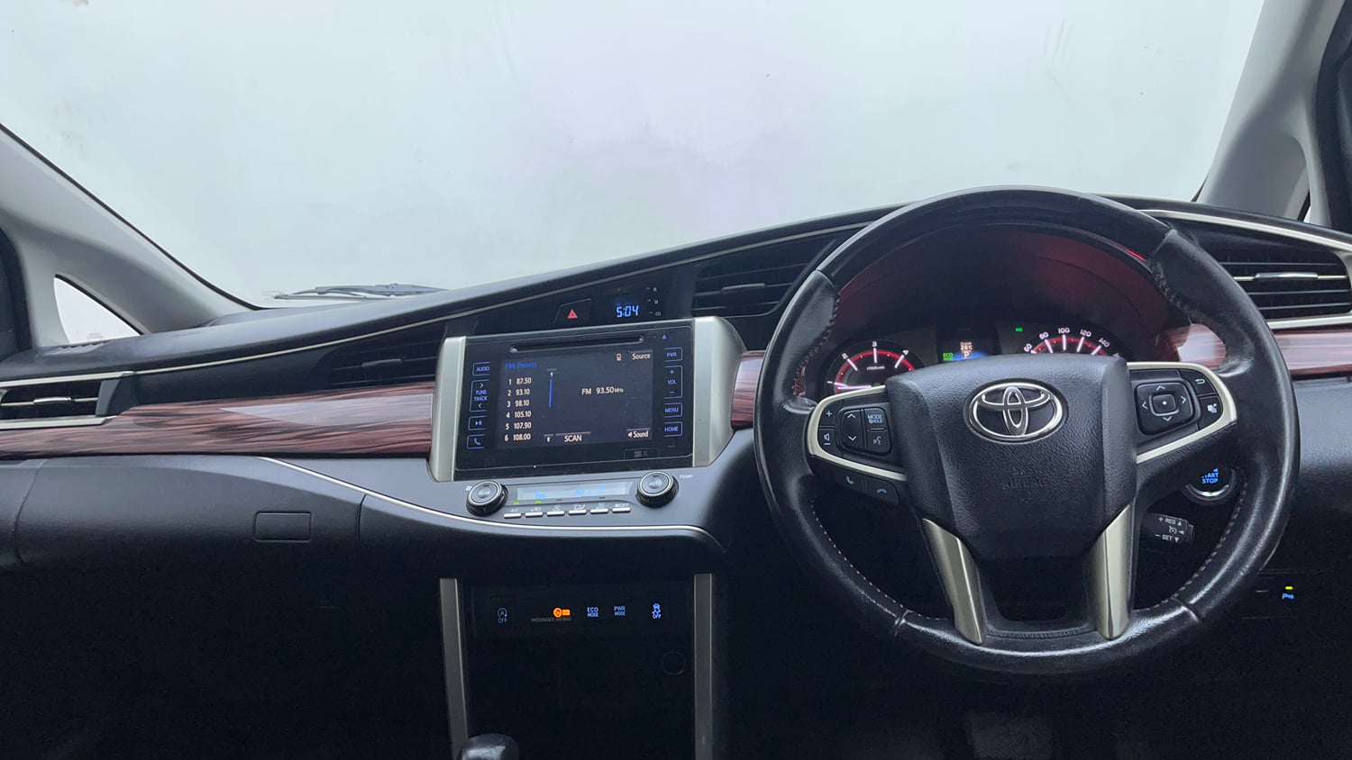 Used 2019 Toyota Innova Crysta Touring Sport Diesel AT Diesel Automatic interior DASHBOARD VIEW