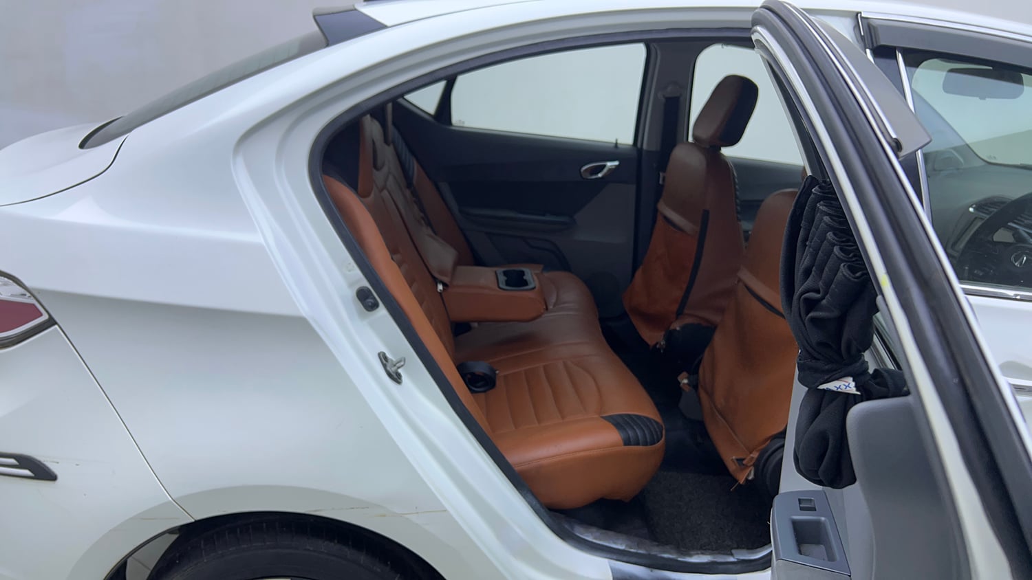 Used 2020 Tata Tigor XZA Plus Petrol Automatic interior RIGHT SIDE REAR DOOR CABIN VIEW