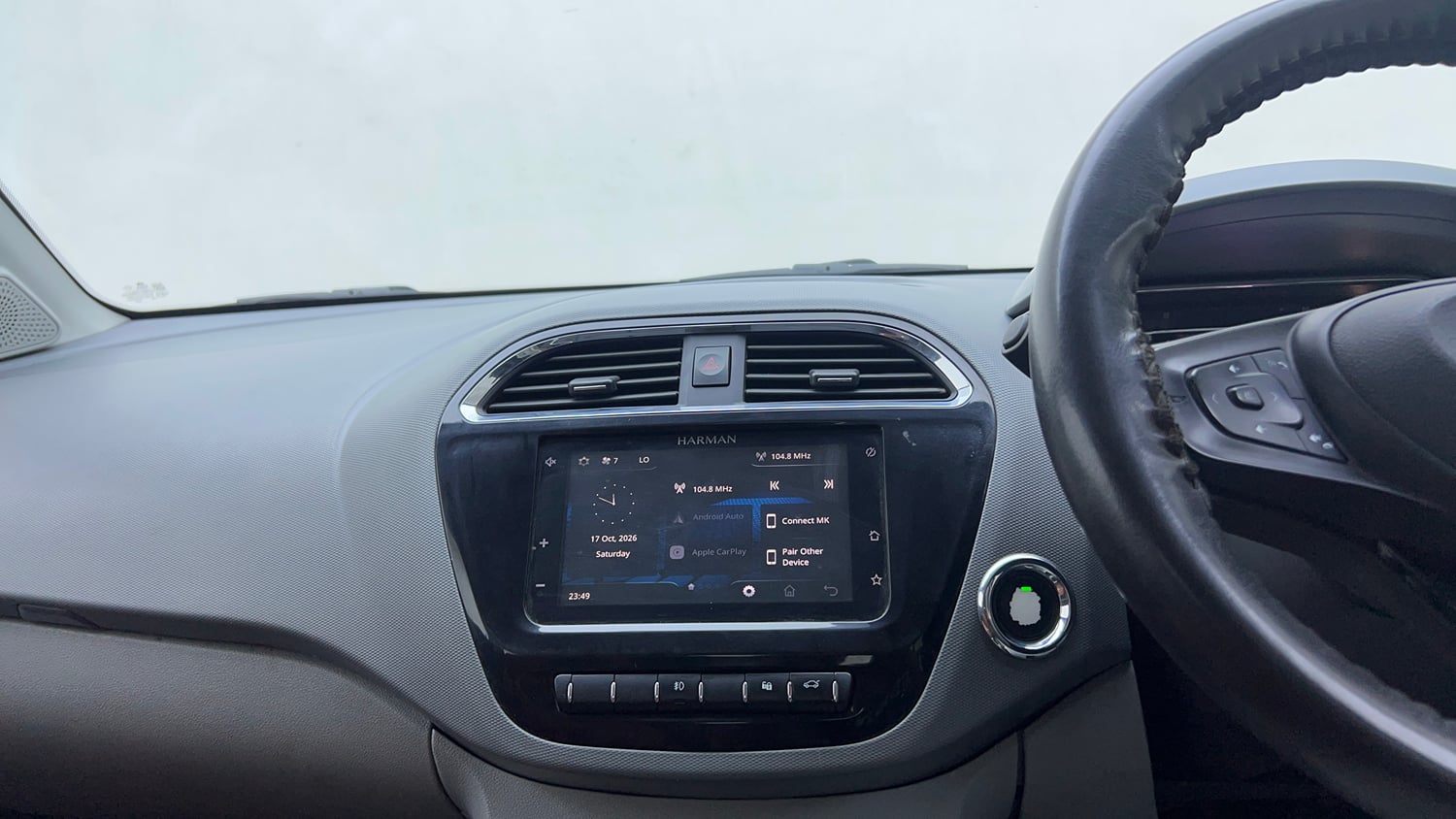 Used 2020 Tata Tigor XZA Plus Petrol Automatic interior MUSIC SYSTEM & AC CONTROL VIEW