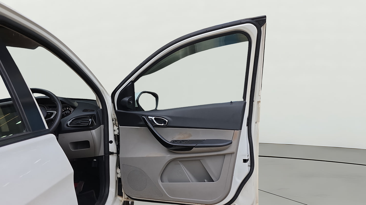 Used 2017 Tata Tiago Revotron XZ Petrol Manual interior RIGHT FRONT DOOR OPEN VIEW