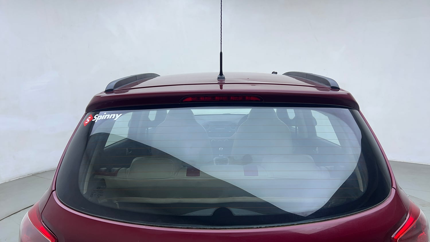 Used 2015 Hyundai Grand i10 Sportz 1.2 Kappa VTVT Petrol Manual exterior BACK WINDSHIELD VIEW