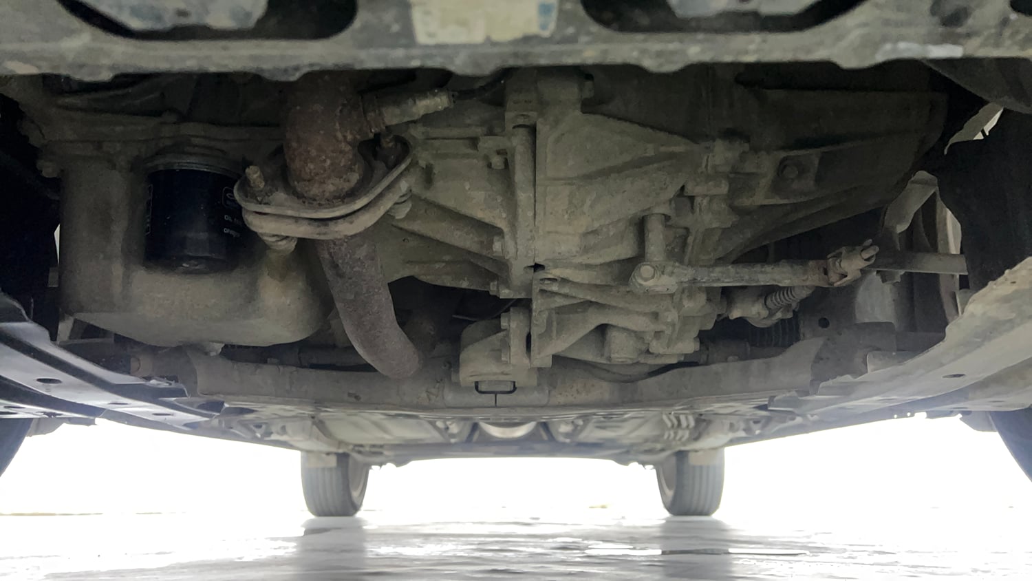 Used 2021 Maruti Suzuki Baleno Zeta Petrol Manual extra FRONT LEFT UNDERBODY VIEW