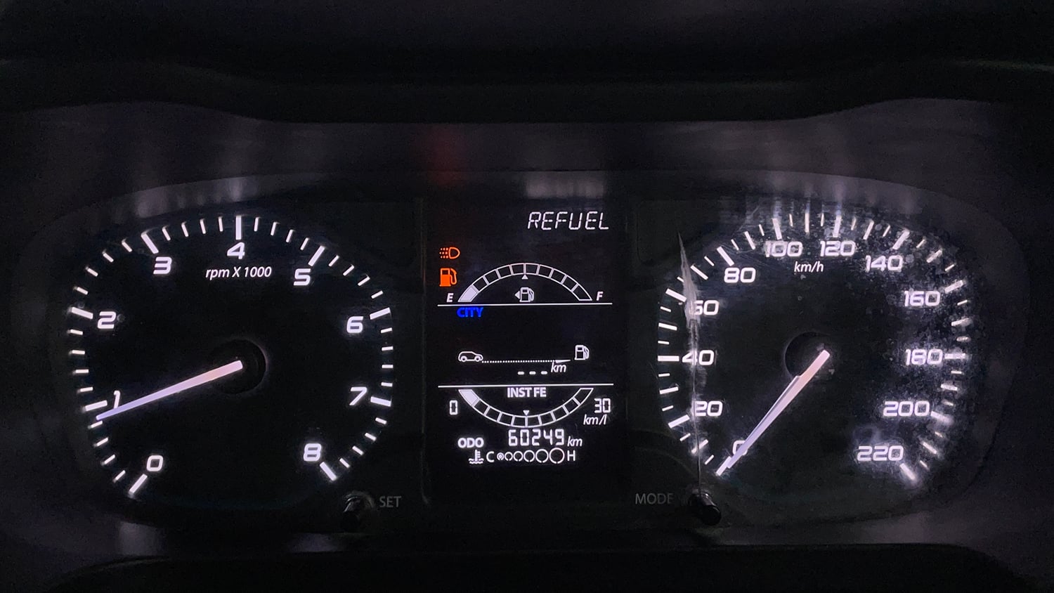 Used 2020 Tata Altroz XT Petrol Petrol Manual interior CLUSTERMETER VIEW