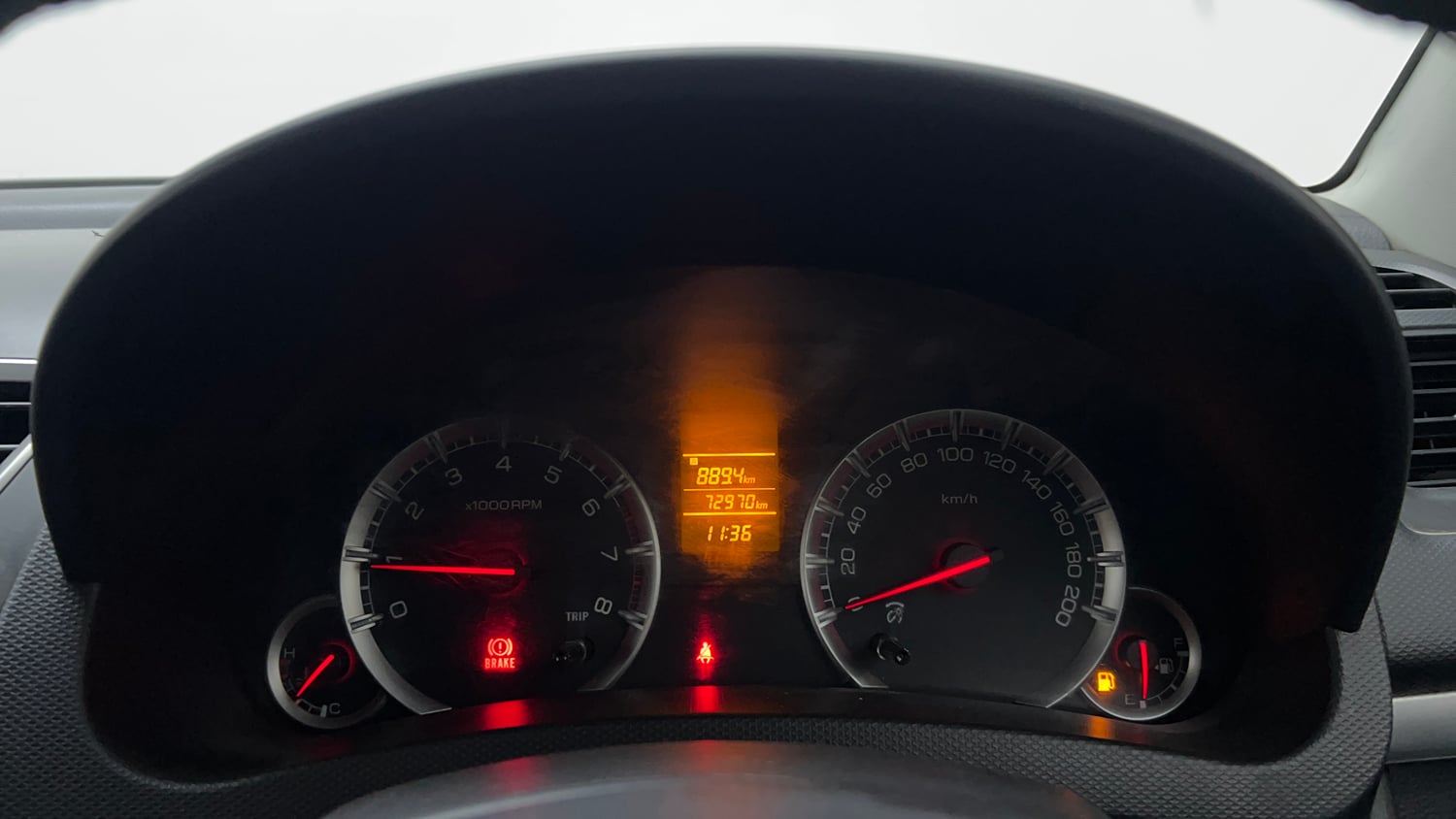 Used 2013 Maruti Suzuki Swift VXi Petrol Manual interior CLUSTERMETER VIEW