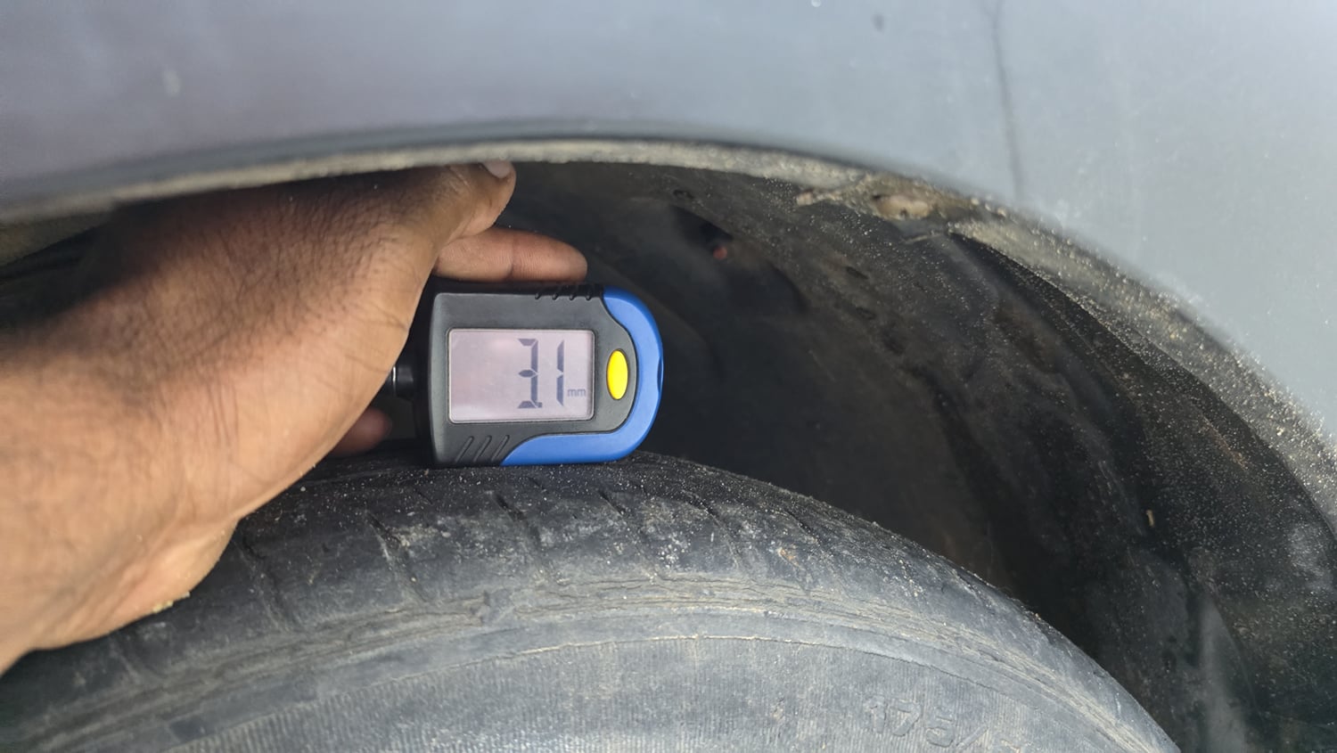 Used 2021 Tata Tiago NRG XZ MT Petrol Manual tyres LEFT FRONT TYRE TREAD VIEW