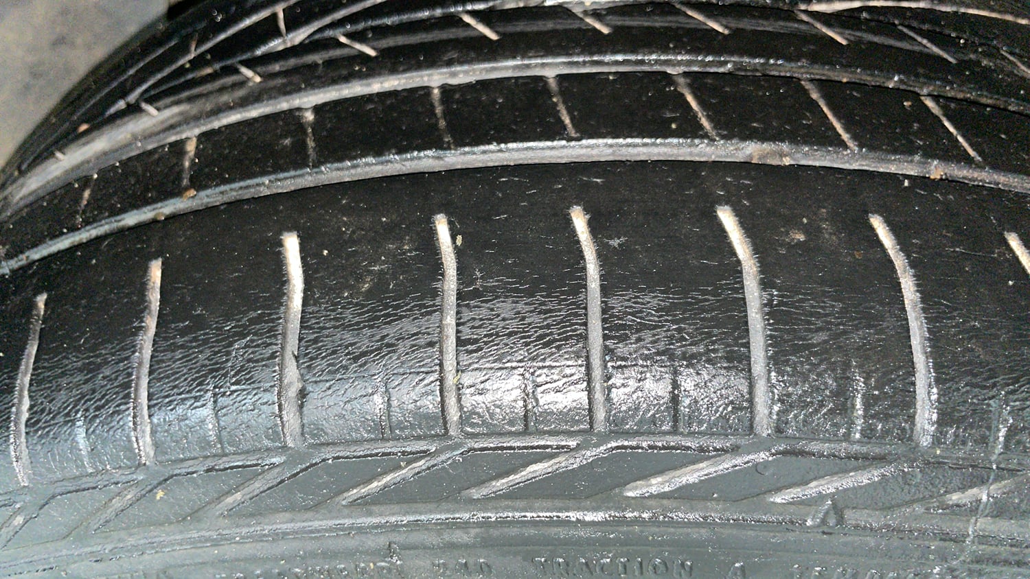 Used 2021 Tata Nexon XZ Plus Petrol Manual tyres RIGHT REAR TYRE TREAD VIEW