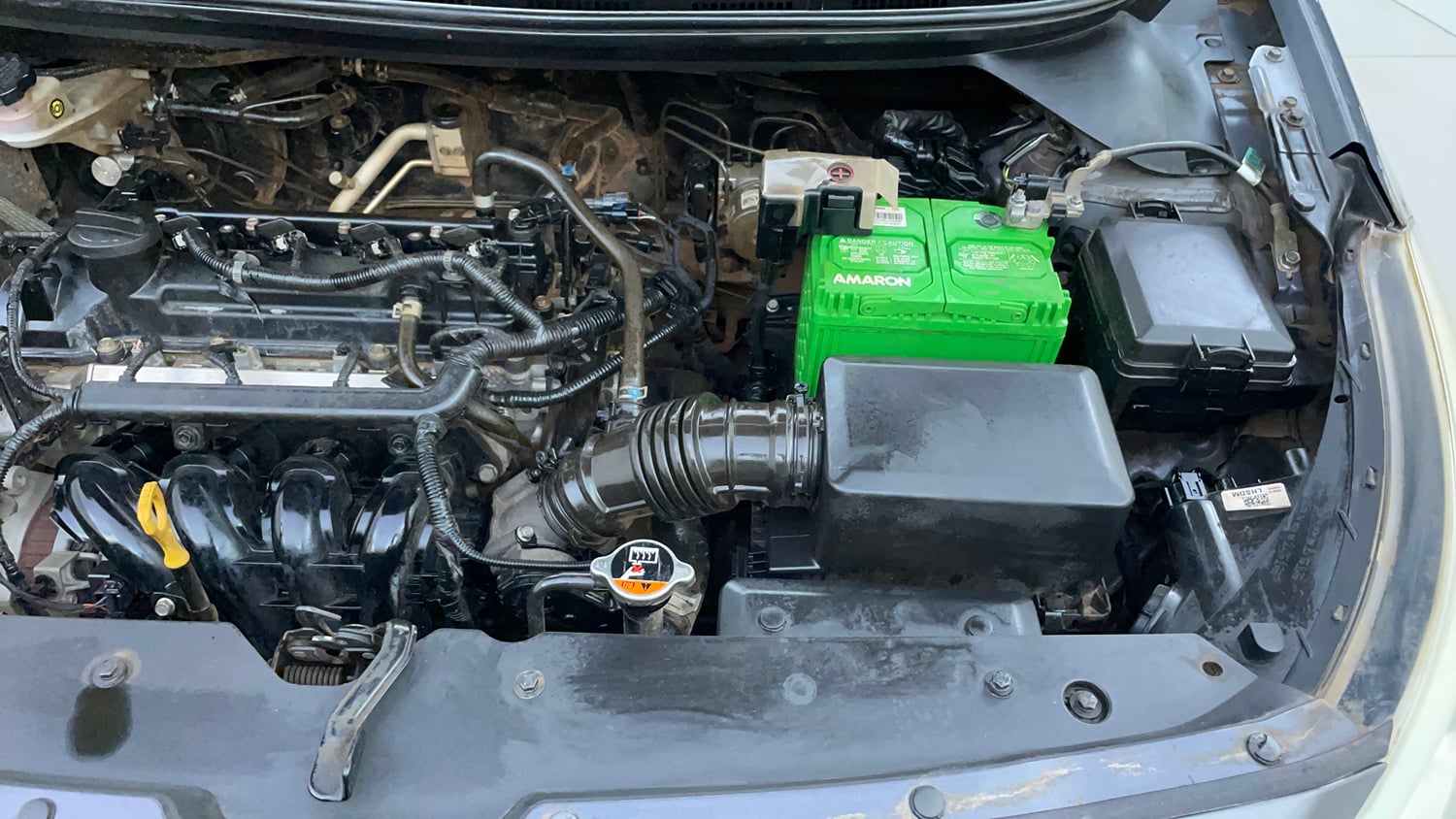 Used 2019 Hyundai Elite i20 Asta 1.2 (O) Petrol Manual engine ENGINE LEFT SIDE VIEW