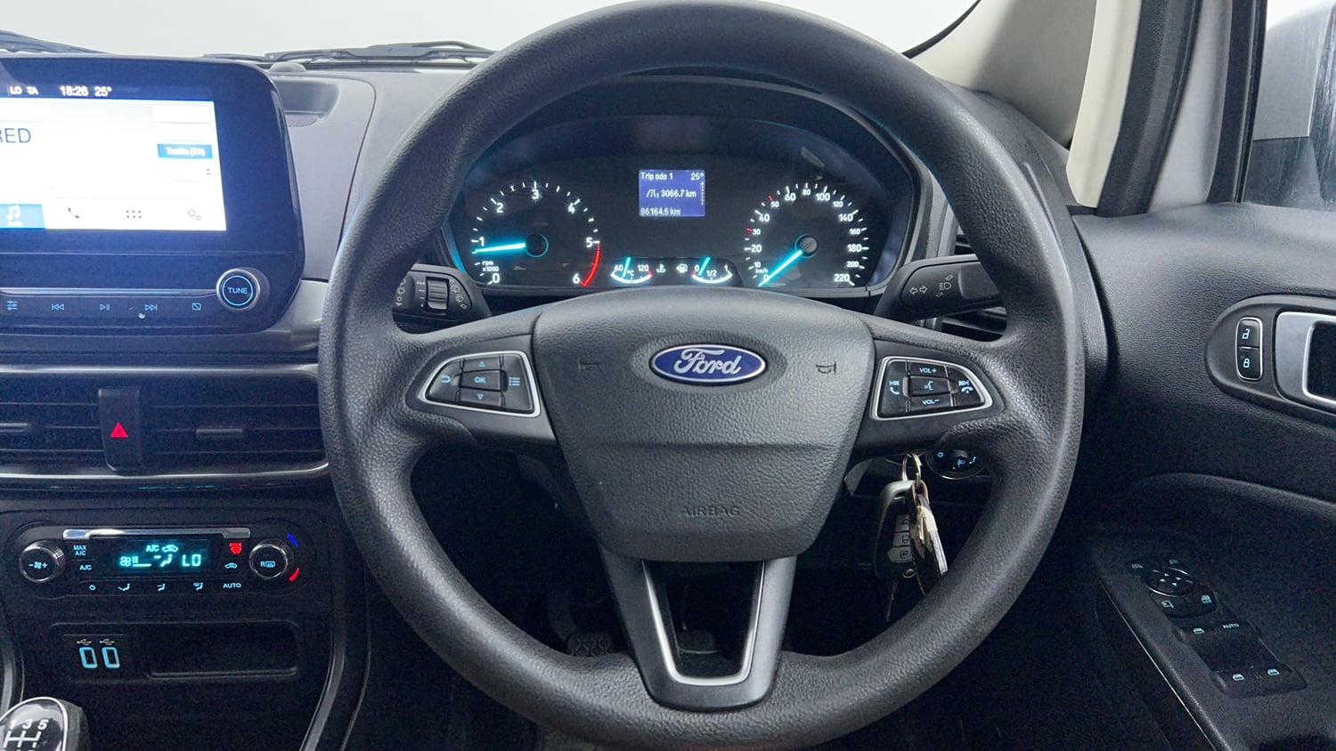 Used 2018 Ford EcoSport Trend + 1.5L TDCi Diesel Manual interior STEERING VIEW