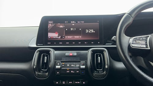 Used 2022 Kia Sonet GTX Plus 1.5 AT Diesel Automatic interior MUSIC SYSTEM & AC CONTROL VIEW