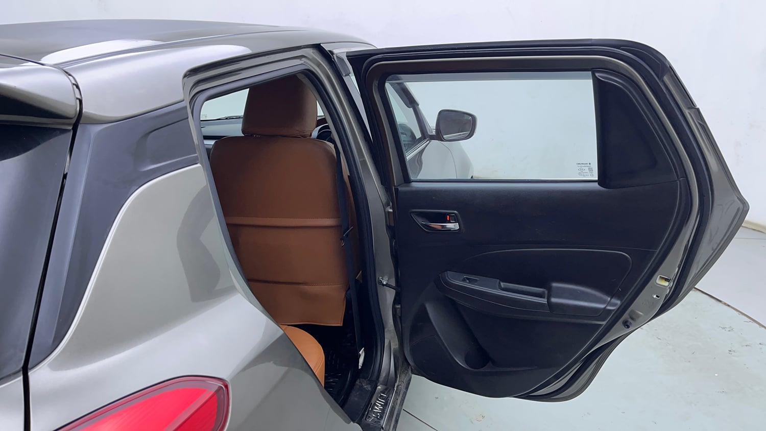 Used 2022 Maruti Suzuki Swift VXi Petrol Manual interior RIGHT REAR DOOR OPEN VIEW
