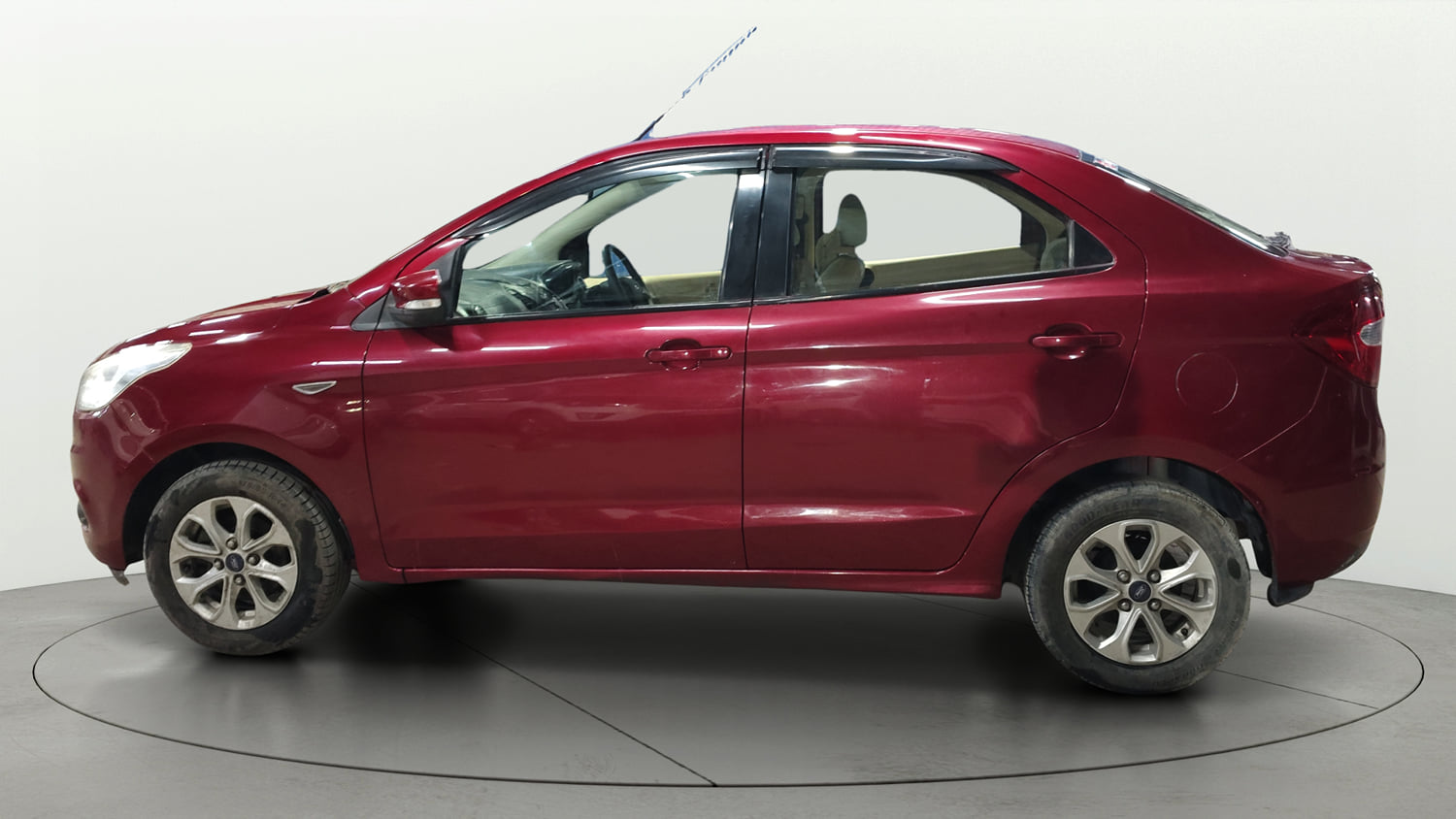 Used 2016 Ford Figo Aspire Titanium 1.2 Ti-VCT Petrol Manual exterior LEFT SIDE VIEW