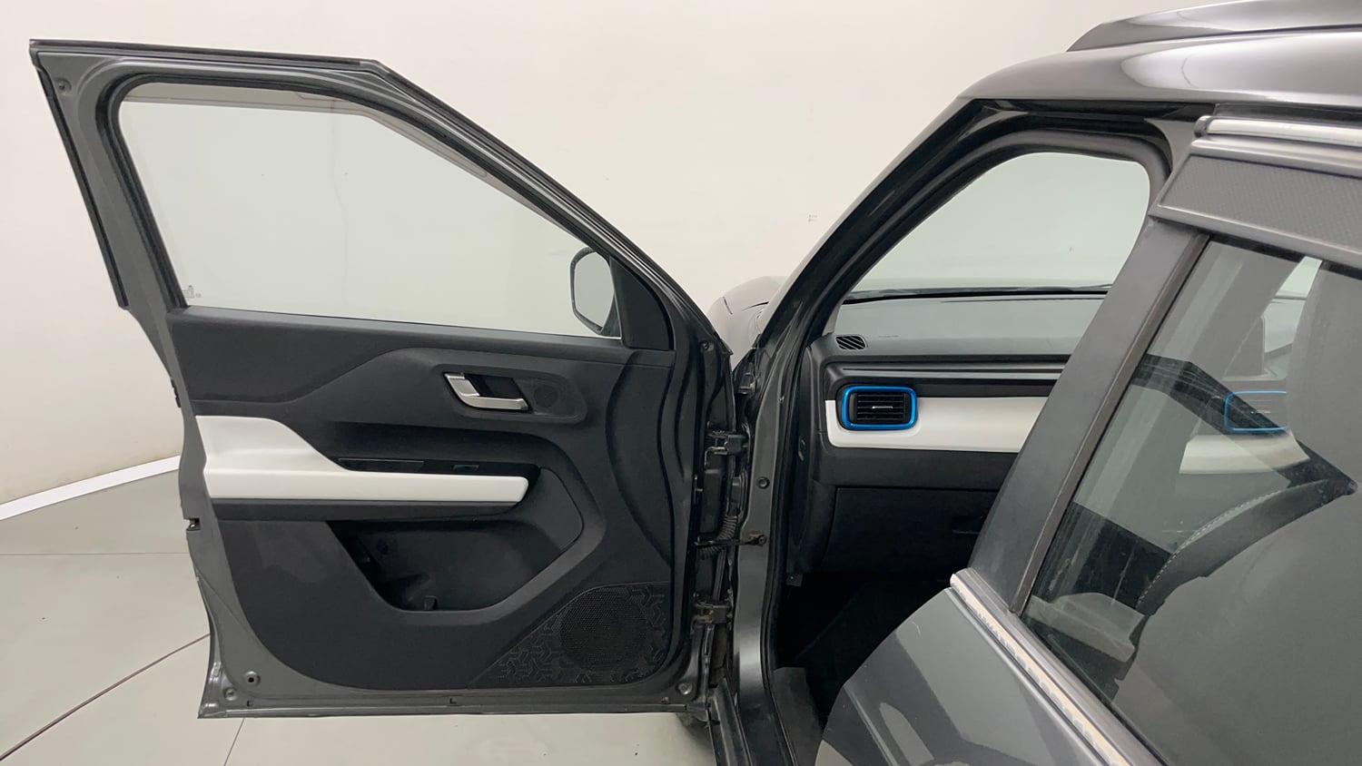 Used 2022 Tata Punch Creative Dual Tone AMT Petrol Automatic interior LEFT FRONT DOOR OPEN VIEW