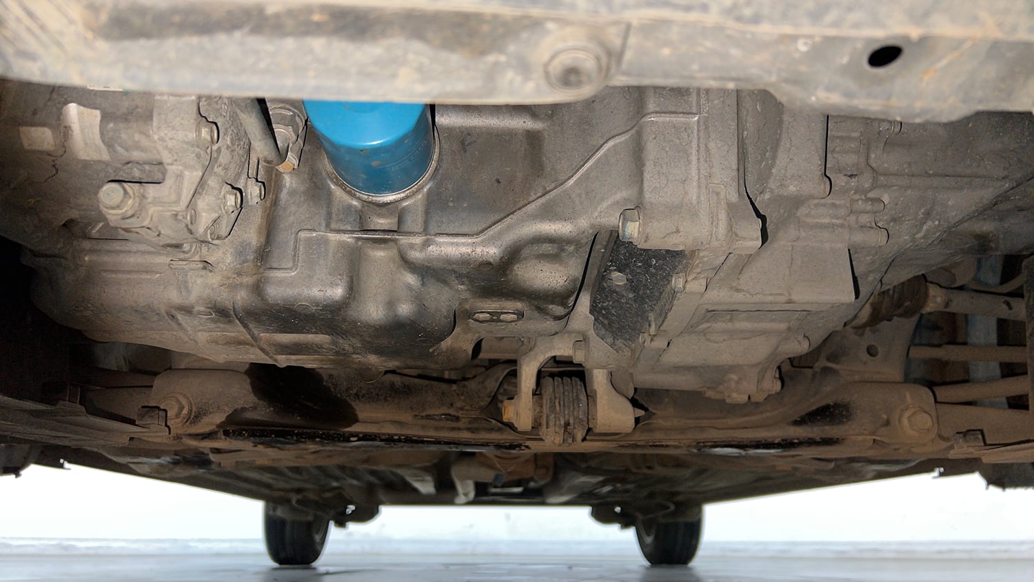 Used 2024 honda Amaze 2nd Generation VX 1.2 Petrol MT Petrol Manual extra FRONT LEFT UNDERBODY VIEW