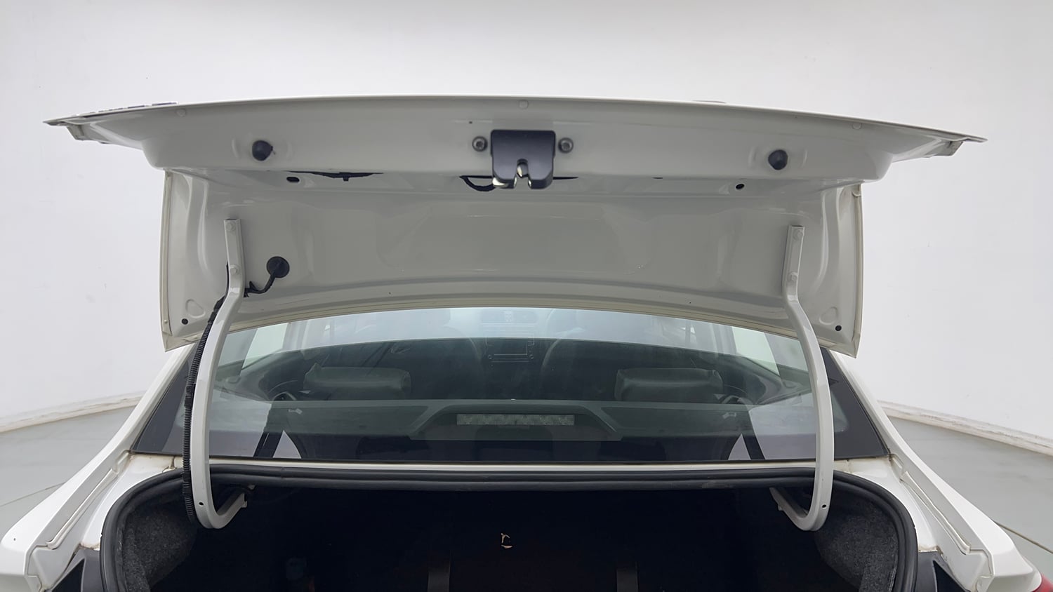 Used 2019 Volkswagen Ameo  1.0 Trendline Petrol + CNG(Outside Fitted) Petrol+cng Manual interior DICKY DOOR OPEN VIEW