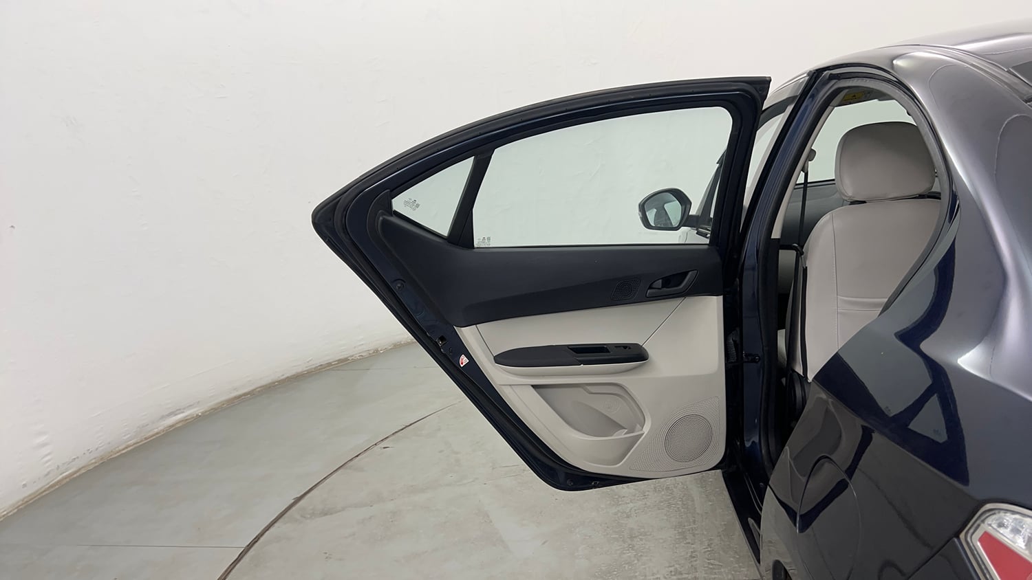 Used 2024 Tata Tigor XZA iCNG Cng Automatic interior LEFT REAR DOOR OPEN VIEW