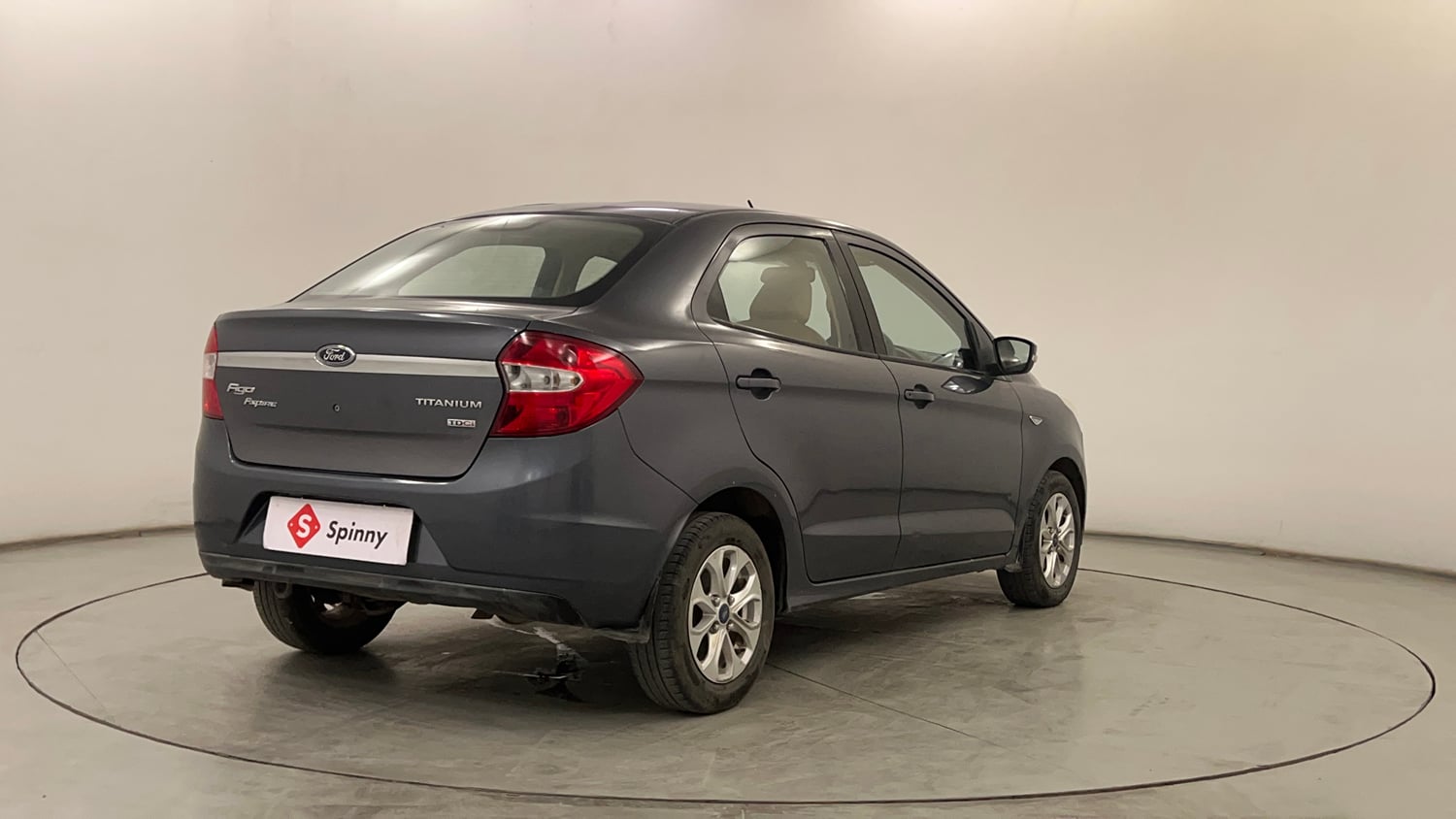 Used 2017 Ford Figo Aspire Titanium1.5 TDCi Diesel Manual exterior RIGHT REAR CORNER VIEW