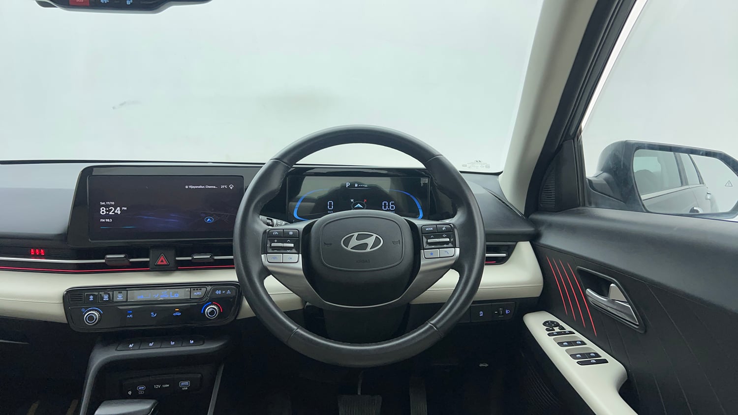 Used 2024 Hyundai Verna SX (O) 1.5 Petrol IVT Petrol Automatic interior STEERING VIEW