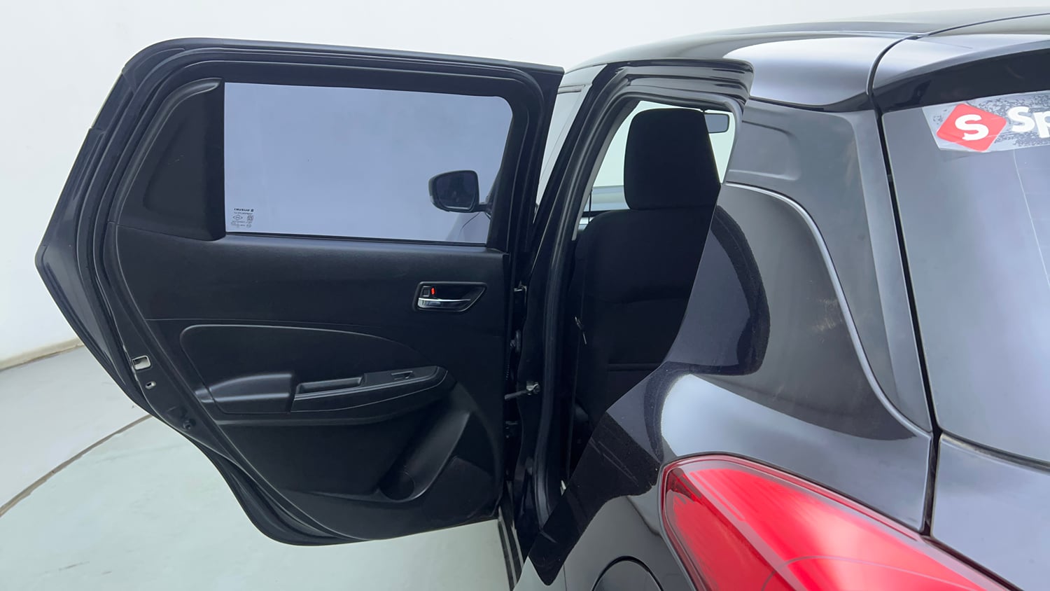 Used 2023 Maruti Suzuki Swift ZXi Plus AMT Petrol Automatic interior LEFT REAR DOOR OPEN VIEW