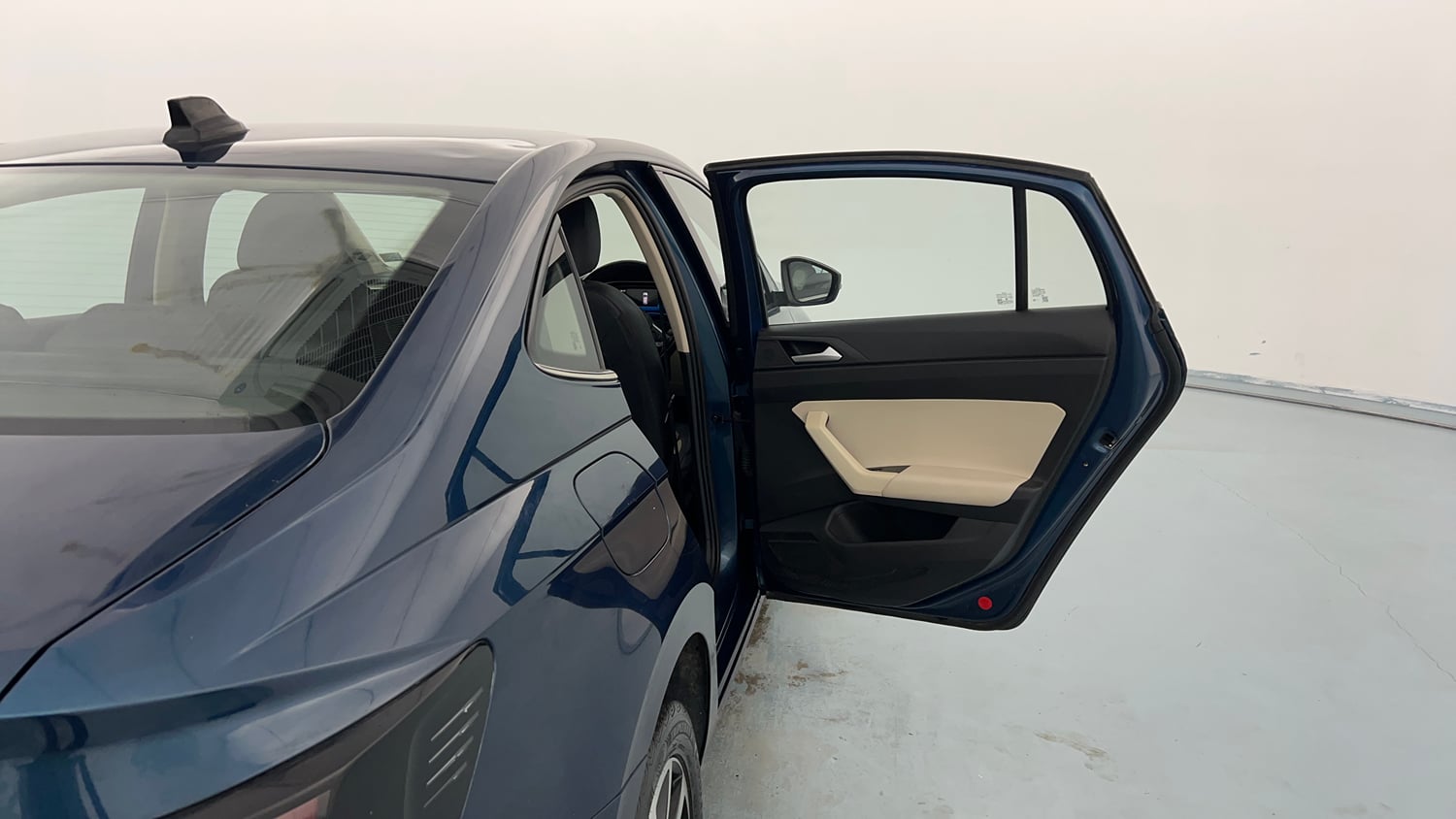 Used 2023 Volkswagen Virtus Topline 1.0 TSI MT Petrol Manual interior RIGHT REAR DOOR OPEN VIEW
