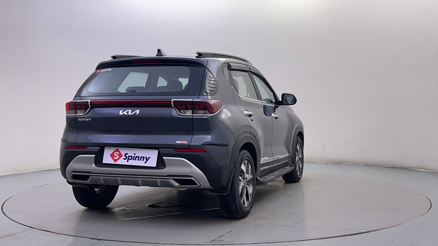 Used 2023 Kia Sonet HTX 1.0 Turbo Petrol DCT Petrol Automatic exterior RIGHT REAR CORNER VIEW