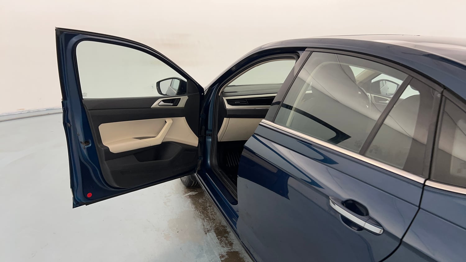 Used 2023 Volkswagen Virtus Topline 1.0 TSI MT Petrol Manual interior LEFT FRONT DOOR OPEN VIEW