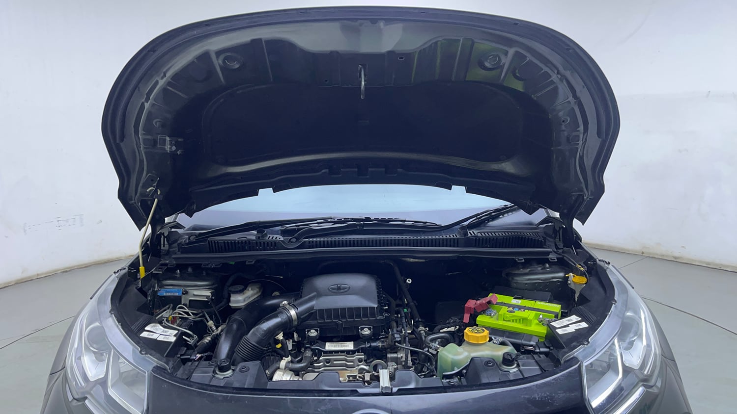 Used 2021 Tata Nexon XZA Plus Petrol Automatic engine ENGINE & BONNET OPEN FRONT VIEW