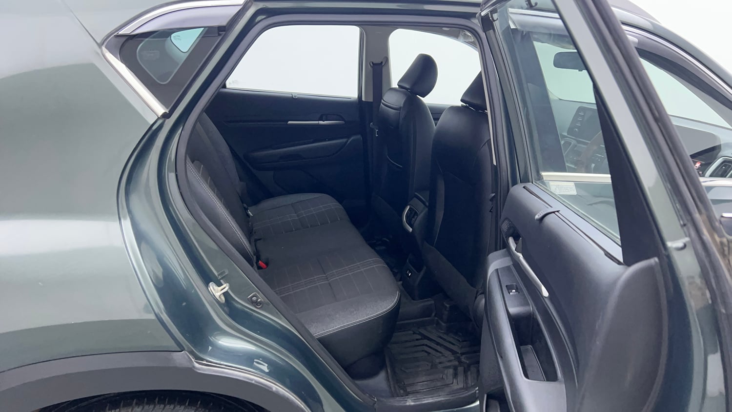Used 2024 Kia Sonet HTK (O) 1.2 Petrol MT Petrol Manual interior RIGHT SIDE REAR DOOR CABIN VIEW