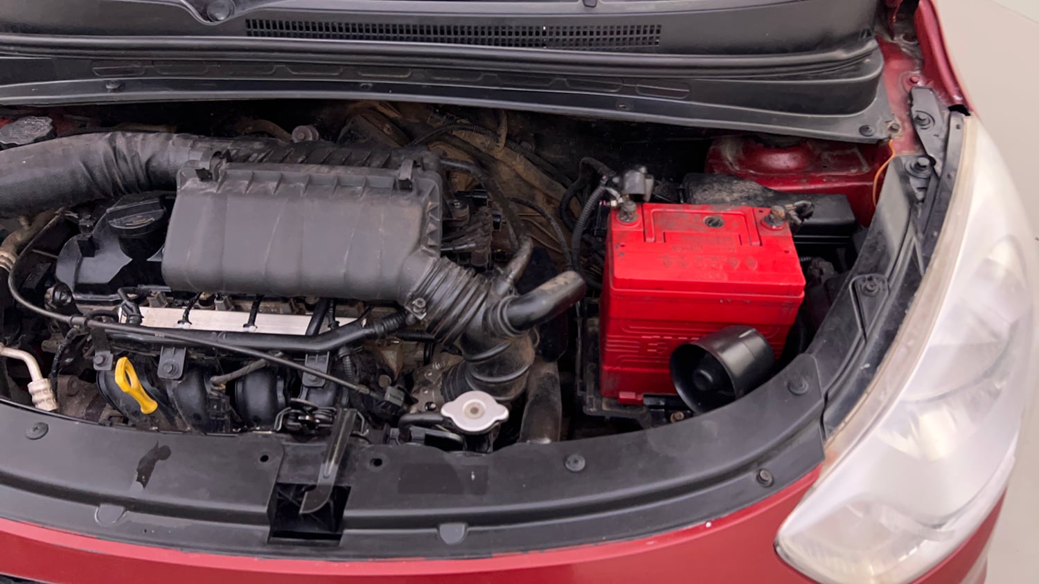 Used 2012 Hyundai i10 Magna 1.2 Kappa2 Petrol Manual engine ENGINE LEFT SIDE VIEW