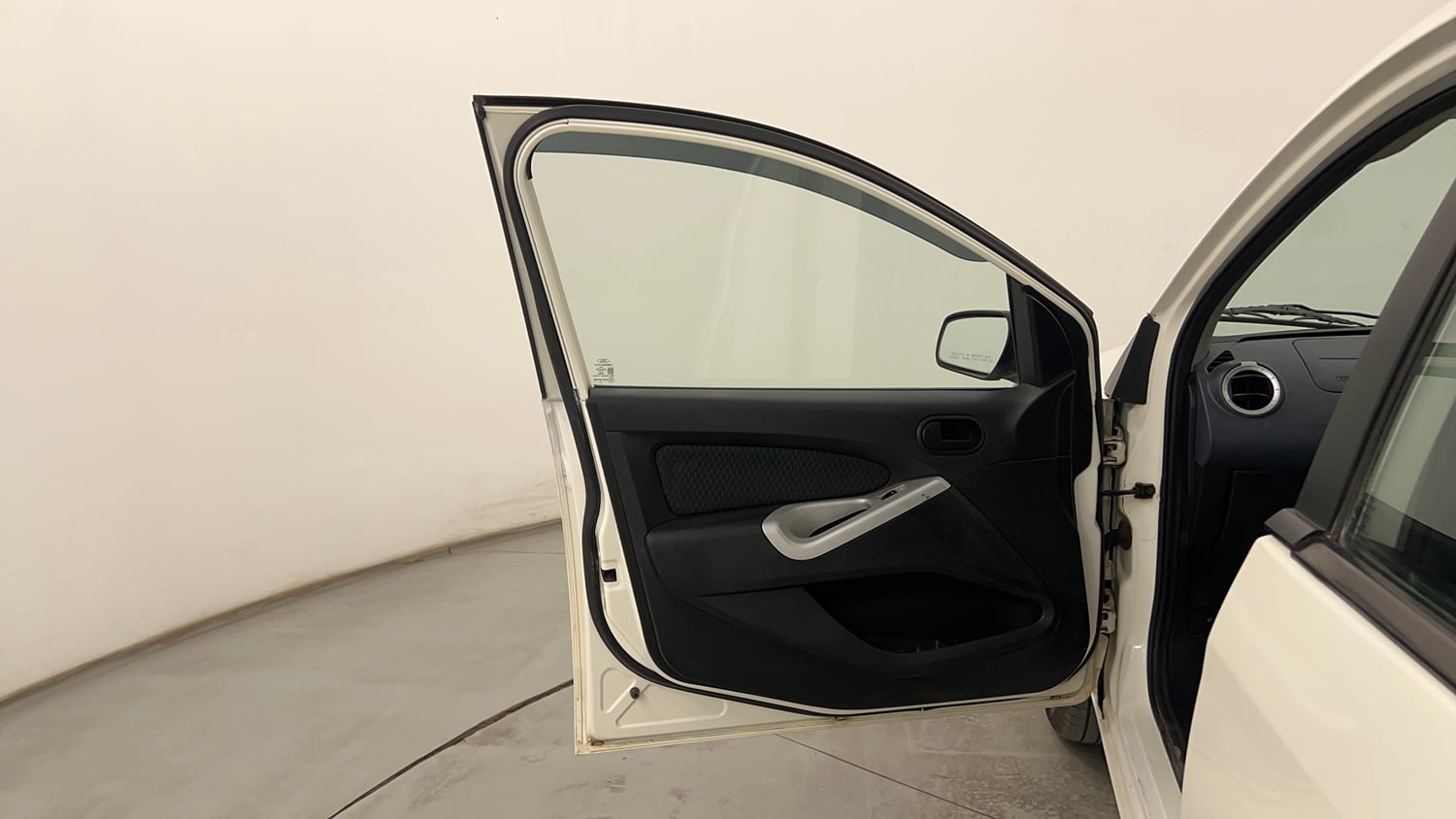 Used 2014 Ford Figo Duratec Petrol Titanium 1.2 Petrol Manual interior LEFT FRONT DOOR OPEN VIEW