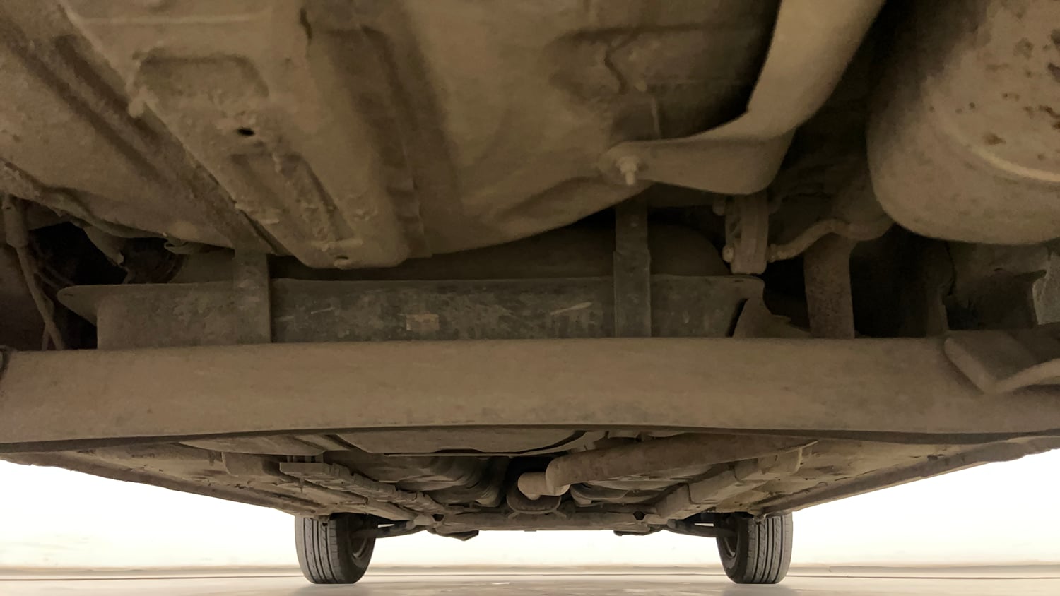 Used 2019 Hyundai Grand i10 Sportz 1.2 Kappa VTVT CNG (Outside Fitted) Cng Manual extra REAR UNDERBODY VIEW (TAKEN FROM REAR)