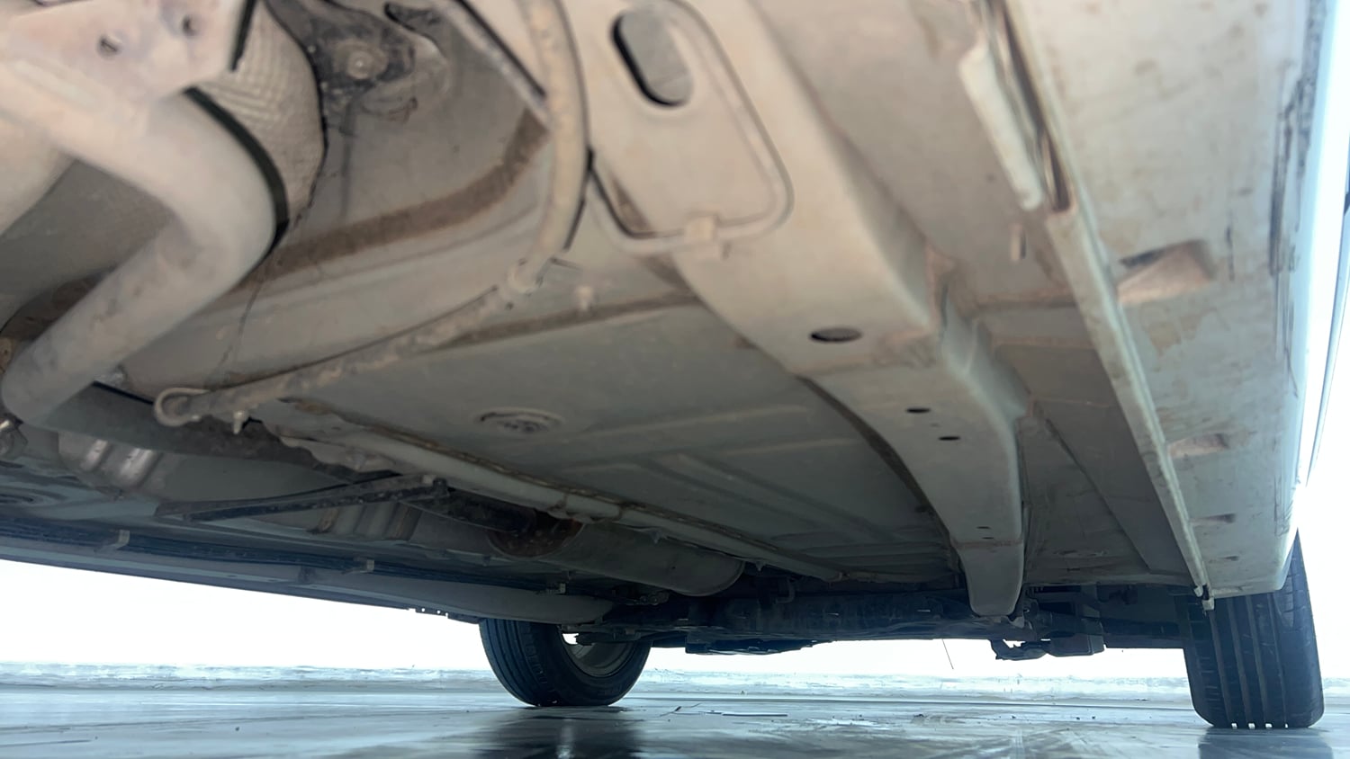 Used 2021 Maruti Suzuki Baleno Zeta Automatic Petrol Automatic extra REAR RIGHT UNDERBODY VIEW