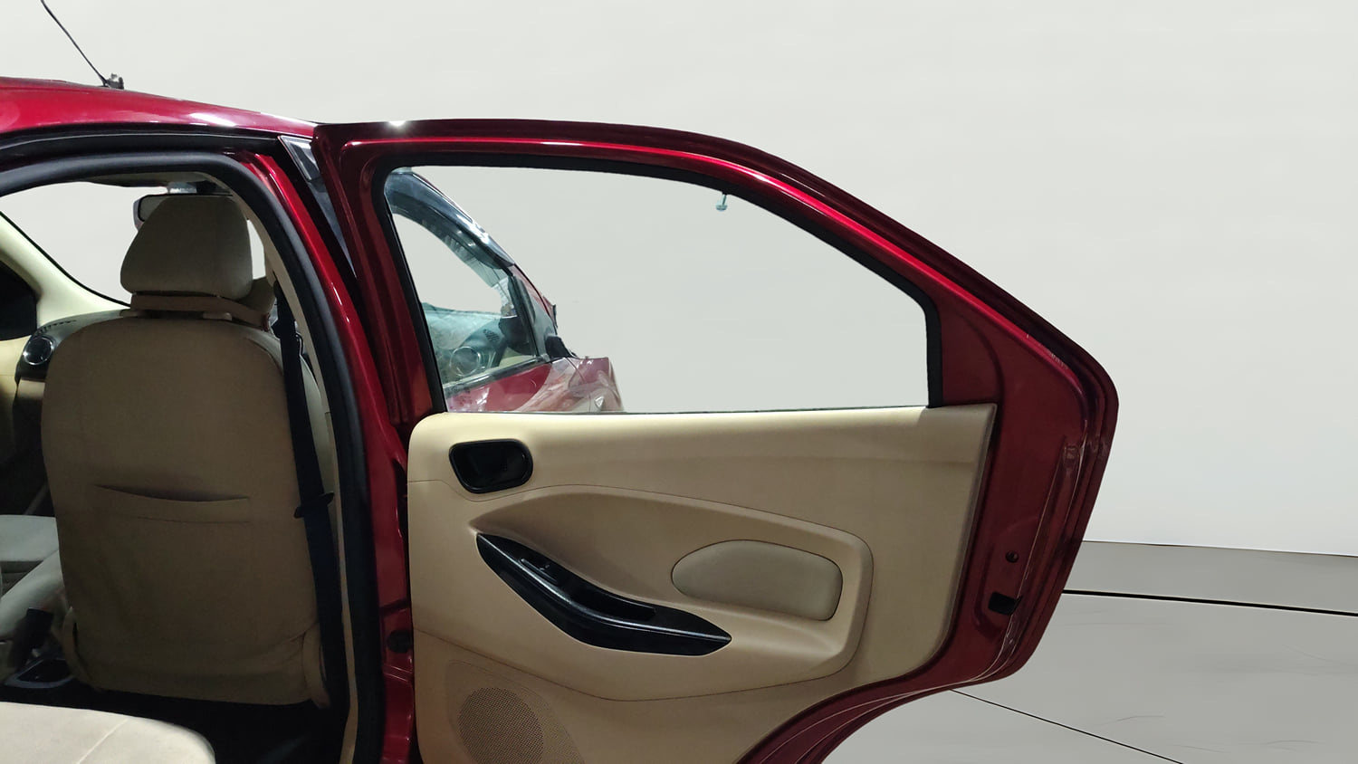 Used 2016 Ford Figo Aspire Titanium 1.2 Ti-VCT Petrol Manual interior RIGHT REAR DOOR OPEN VIEW