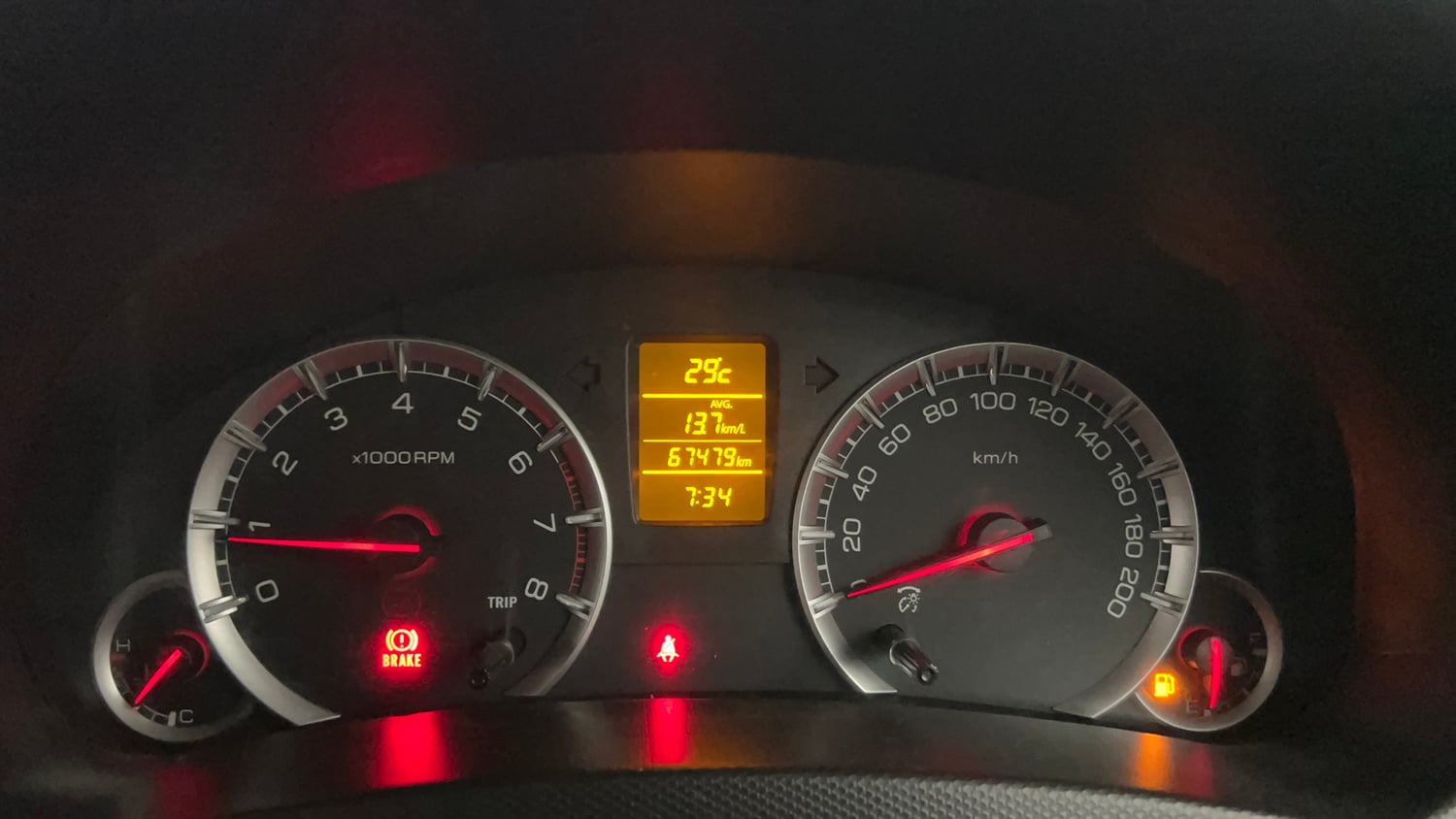 Used 2016 Maruti Suzuki Swift ZXi Petrol Manual interior CLUSTERMETER VIEW