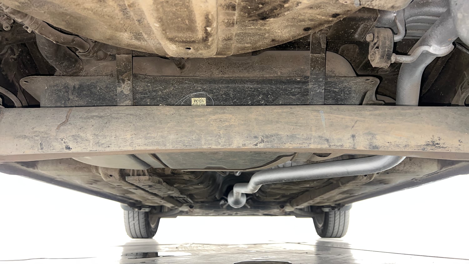 Used 2020 Hyundai Grand i10 Nios Asta 1.2 Kappa VTVT Petrol Manual extra REAR UNDERBODY VIEW (TAKEN FROM REAR)