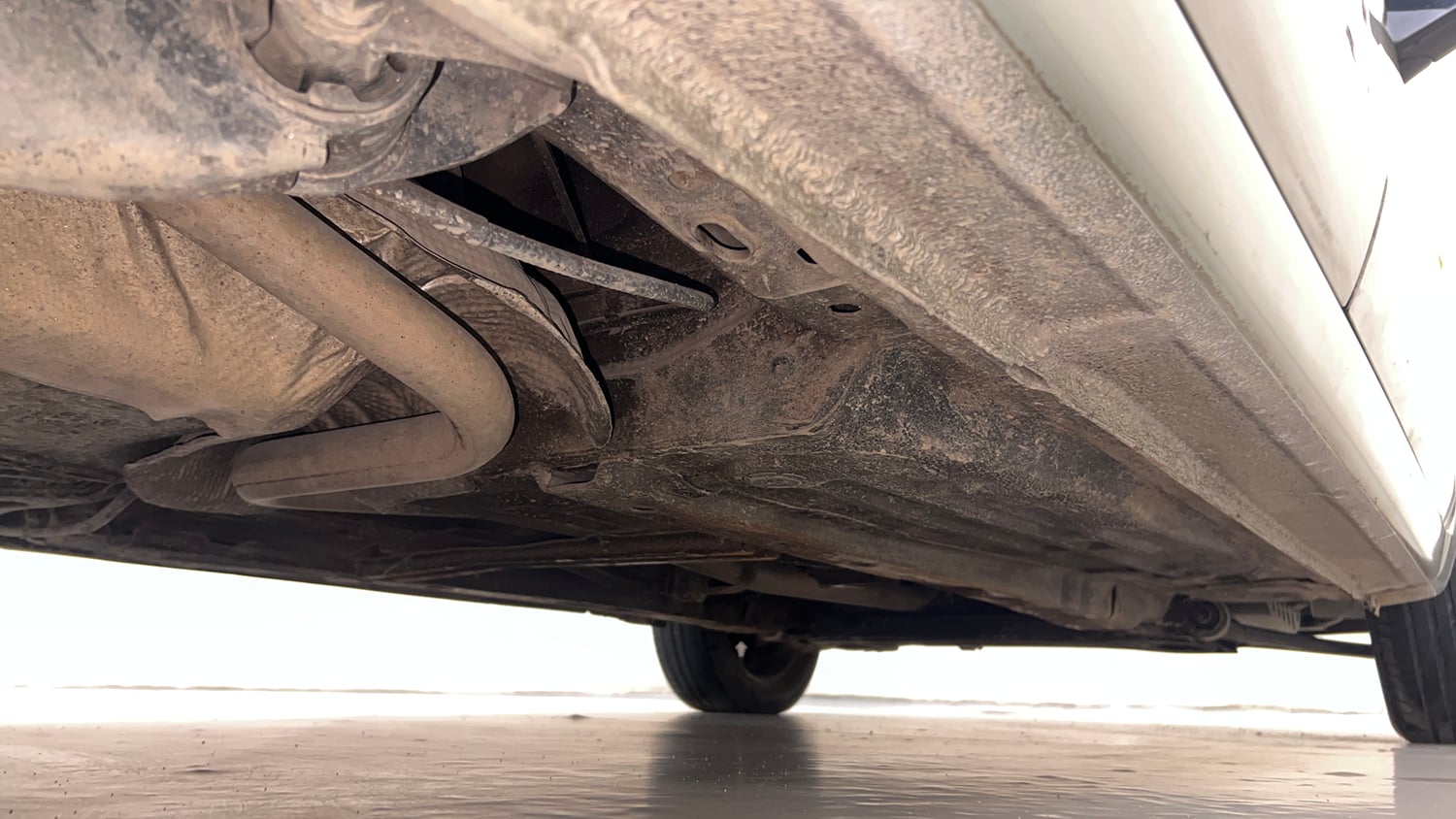 Used 2012 Ford Figo Duratorq Diesel EXI 1.4 Diesel Manual extra REAR RIGHT UNDERBODY VIEW