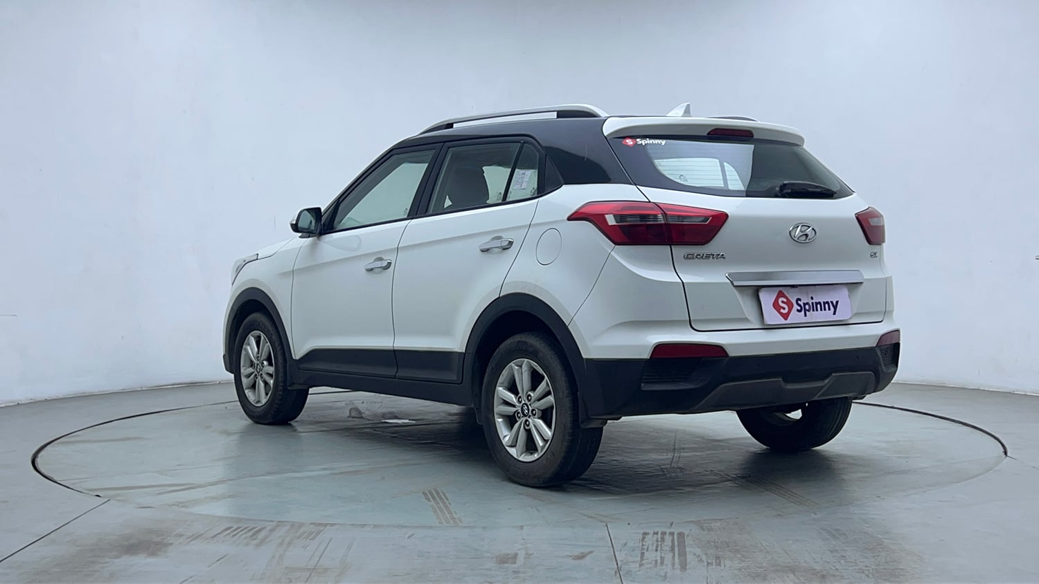 Used 2016 Hyundai Creta 1.6 SX Plus Petrol Petrol Manual exterior LEFT REAR CORNER VIEW