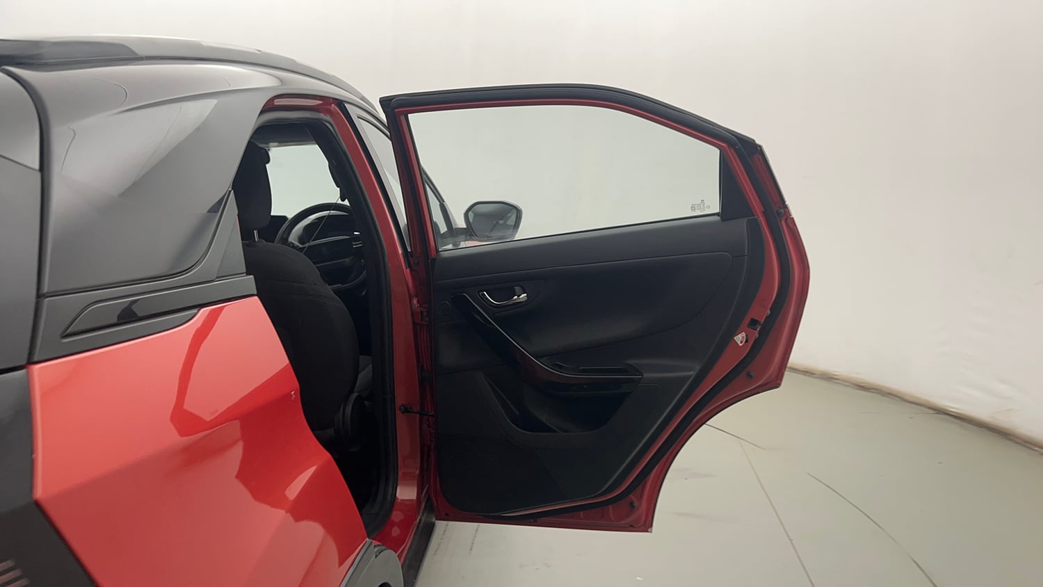 Used 2023 Tata Nexon Fearless 1.2 Revotron Petrol 6MT DT Petrol Manual interior RIGHT REAR DOOR OPEN VIEW