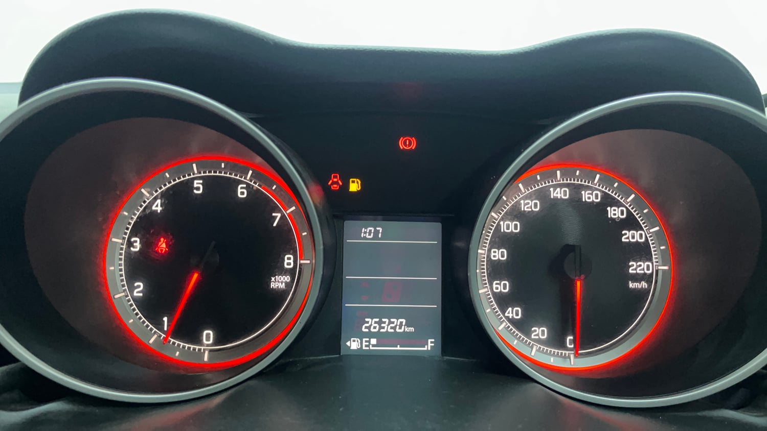 Used 2021 Maruti Suzuki Swift VXi Petrol Manual interior CLUSTERMETER VIEW