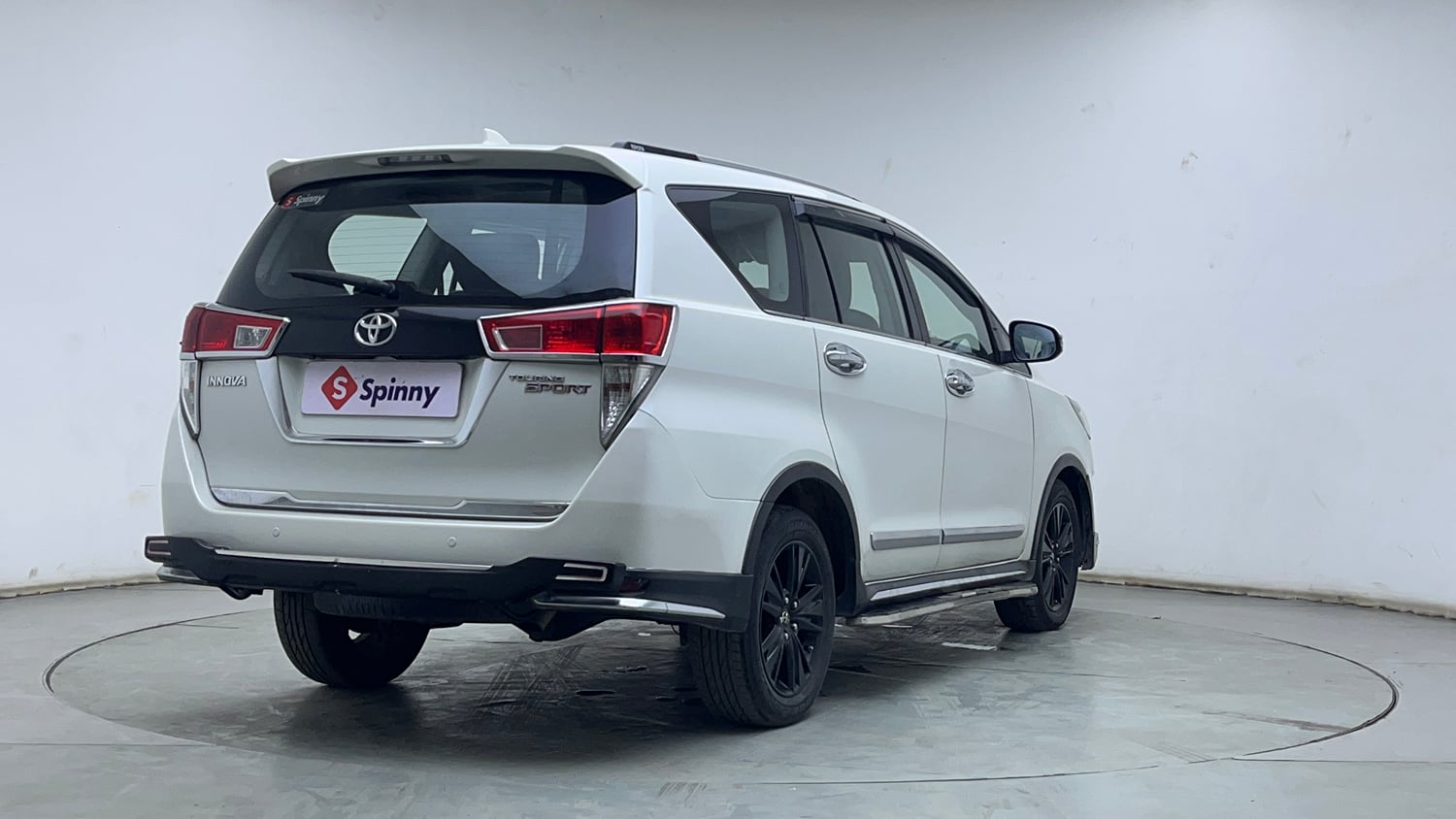 Used 2019 Toyota Innova Crysta Touring Sport Diesel AT Diesel Automatic exterior RIGHT REAR CORNER VIEW