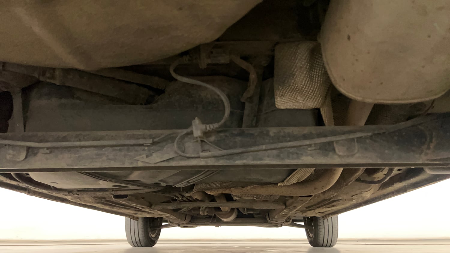 Used 2014 Ford Figo Duratec Petrol Titanium 1.2 Petrol Manual extra REAR UNDERBODY VIEW (TAKEN FROM REAR)