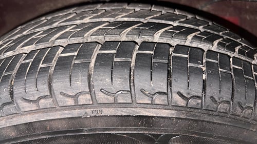 Used 2021 Hyundai Santro Sportz Petrol Manual tyres RIGHT REAR TYRE TREAD VIEW