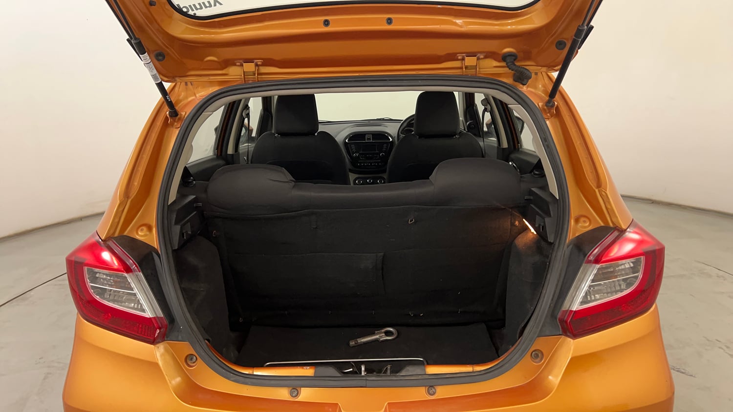 Used 2016 Tata Tiago Revotron XZ Petrol Manual interior DICKY INSIDE VIEW