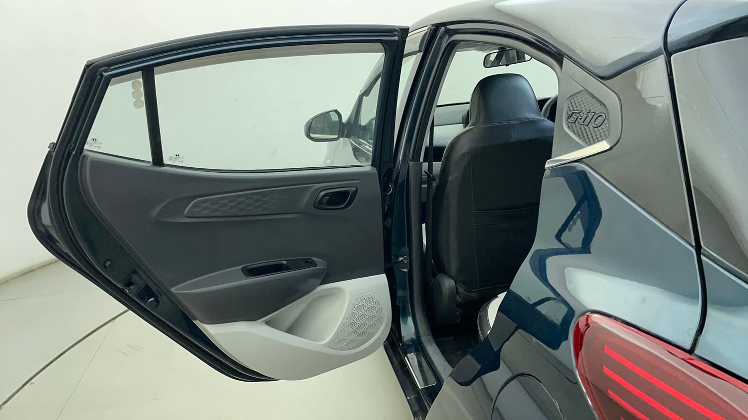 Used 2024 Hyundai Grand i10 Nios Corporate1.2 Kappa Petrol Manual interior LEFT REAR DOOR OPEN VIEW