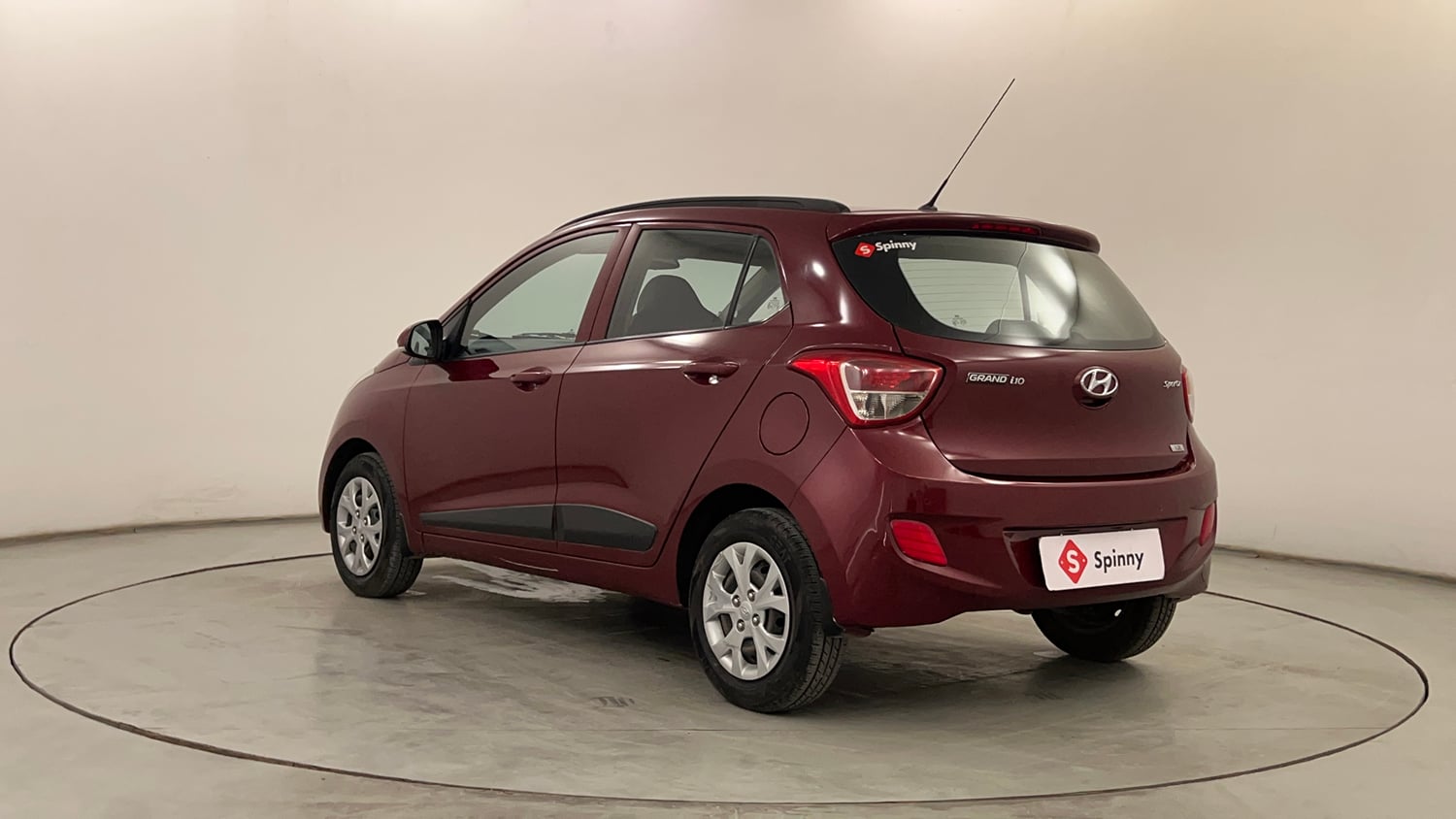 Used 2016 Hyundai Grand i10 Sportz 1.2 Kappa VTVT Petrol Manual exterior LEFT REAR CORNER VIEW