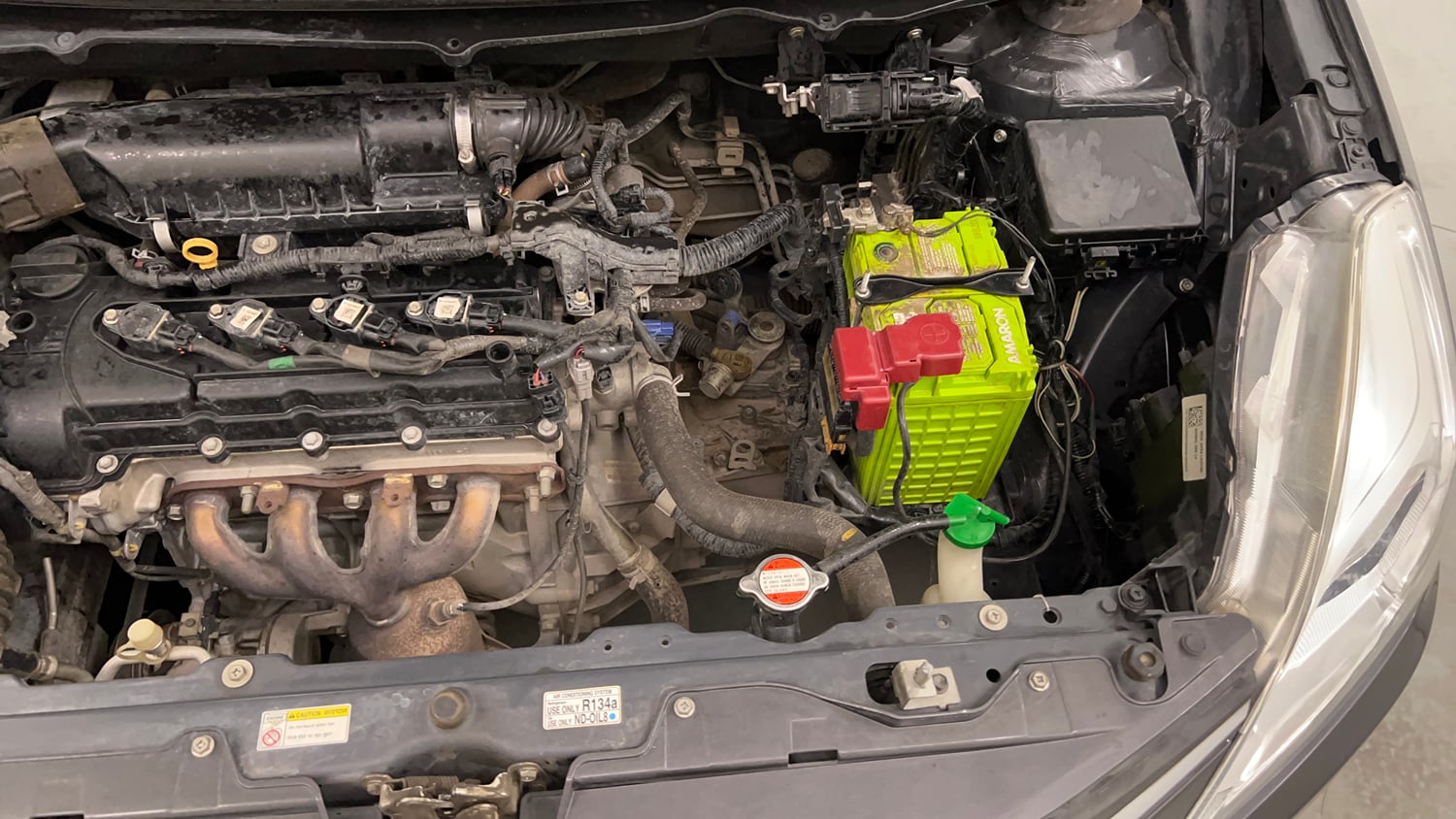 Used 2016 Maruti Suzuki Baleno Delta 1.2 Petrol Manual engine ENGINE LEFT SIDE VIEW